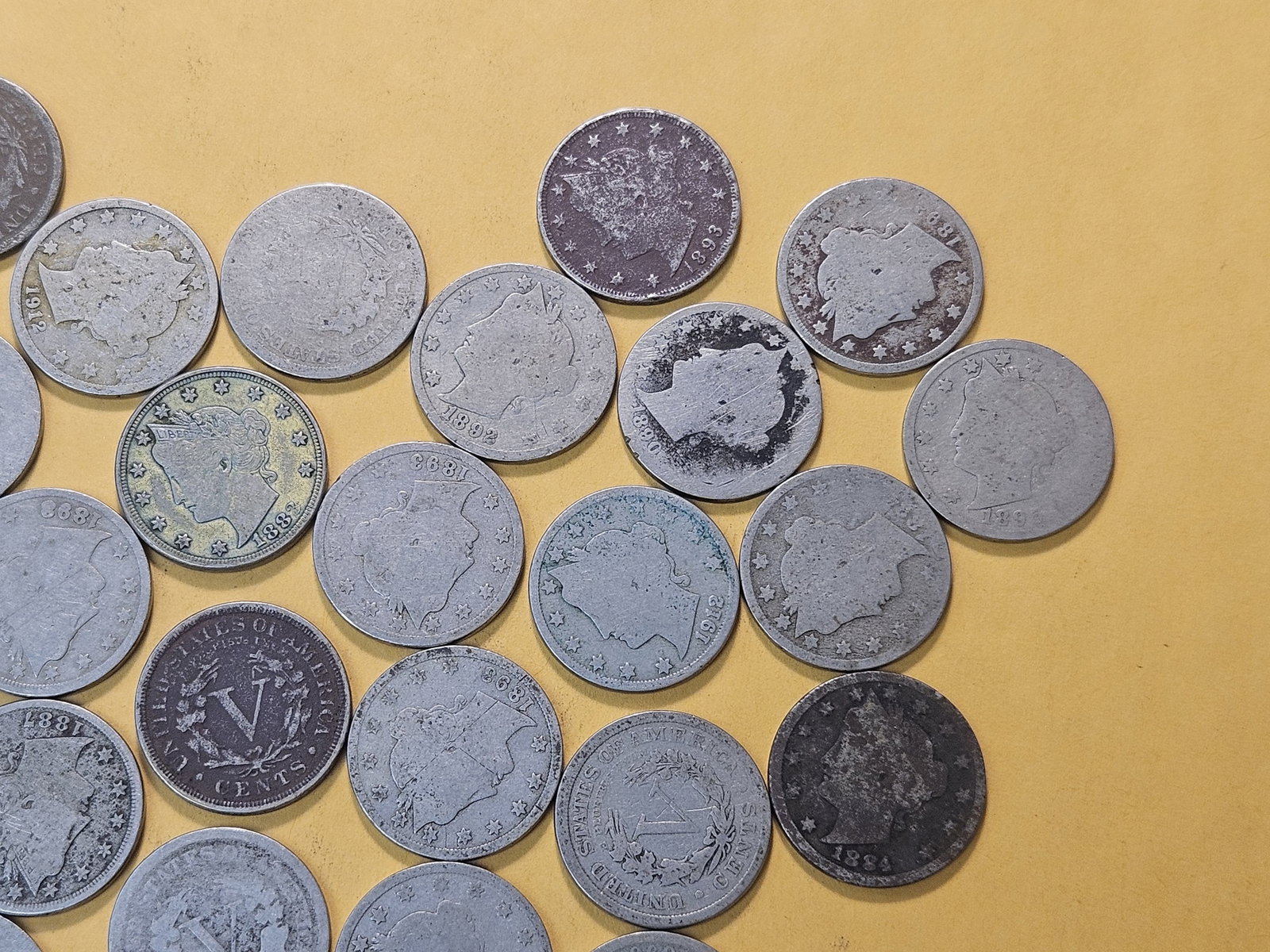 Forty Mixed Liberty V Nickels - 3