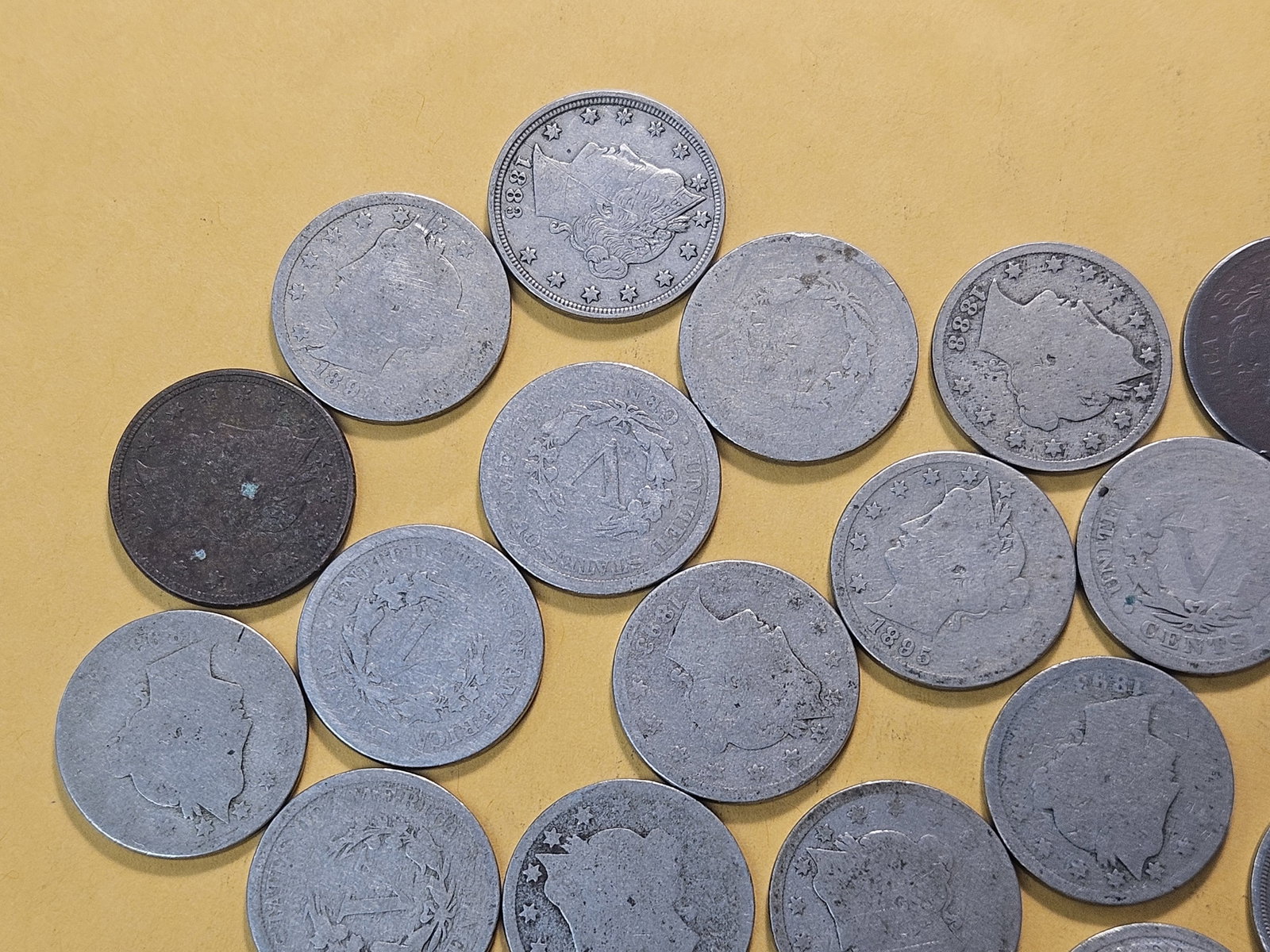Forty Mixed Liberty V Nickels - 2