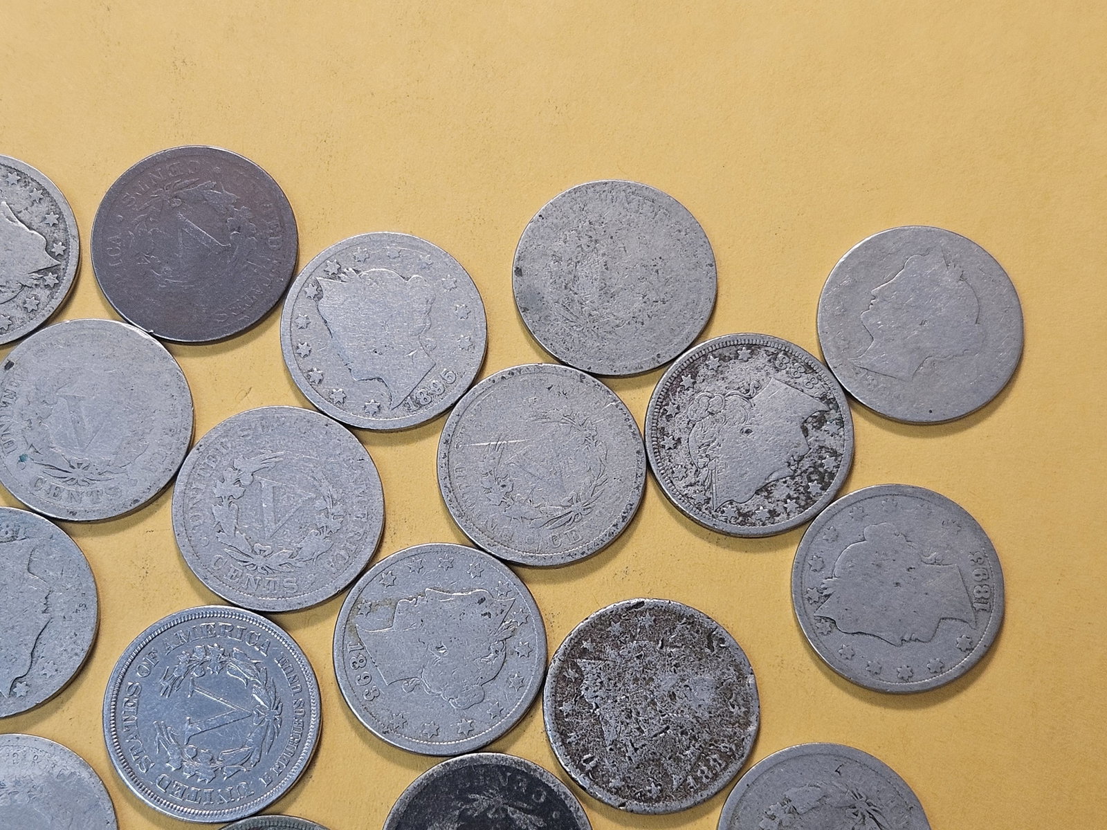 Forty Mixed Liberty V Nickels - 3