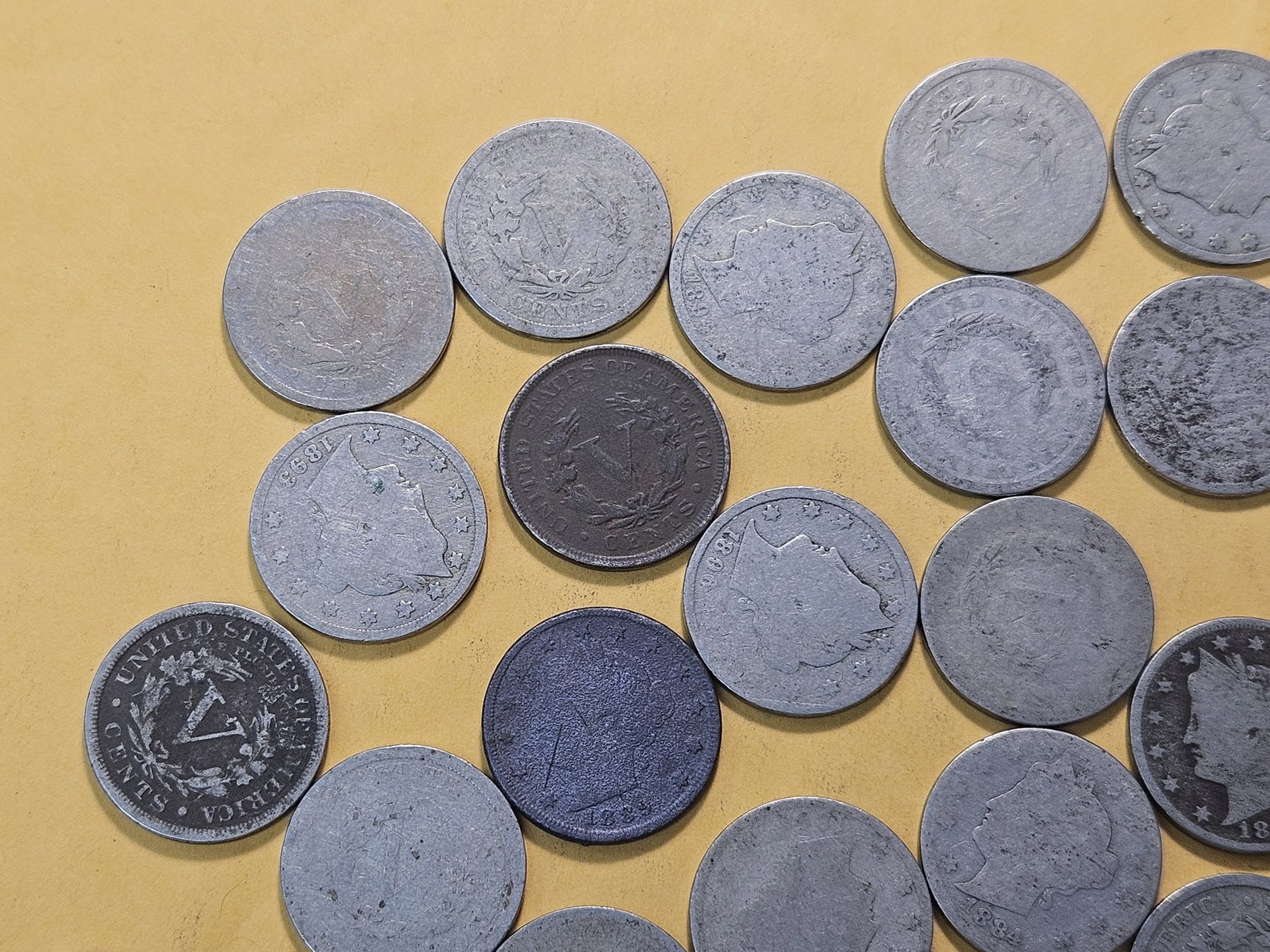 Forty Mixed Liberty V Nickels - 2