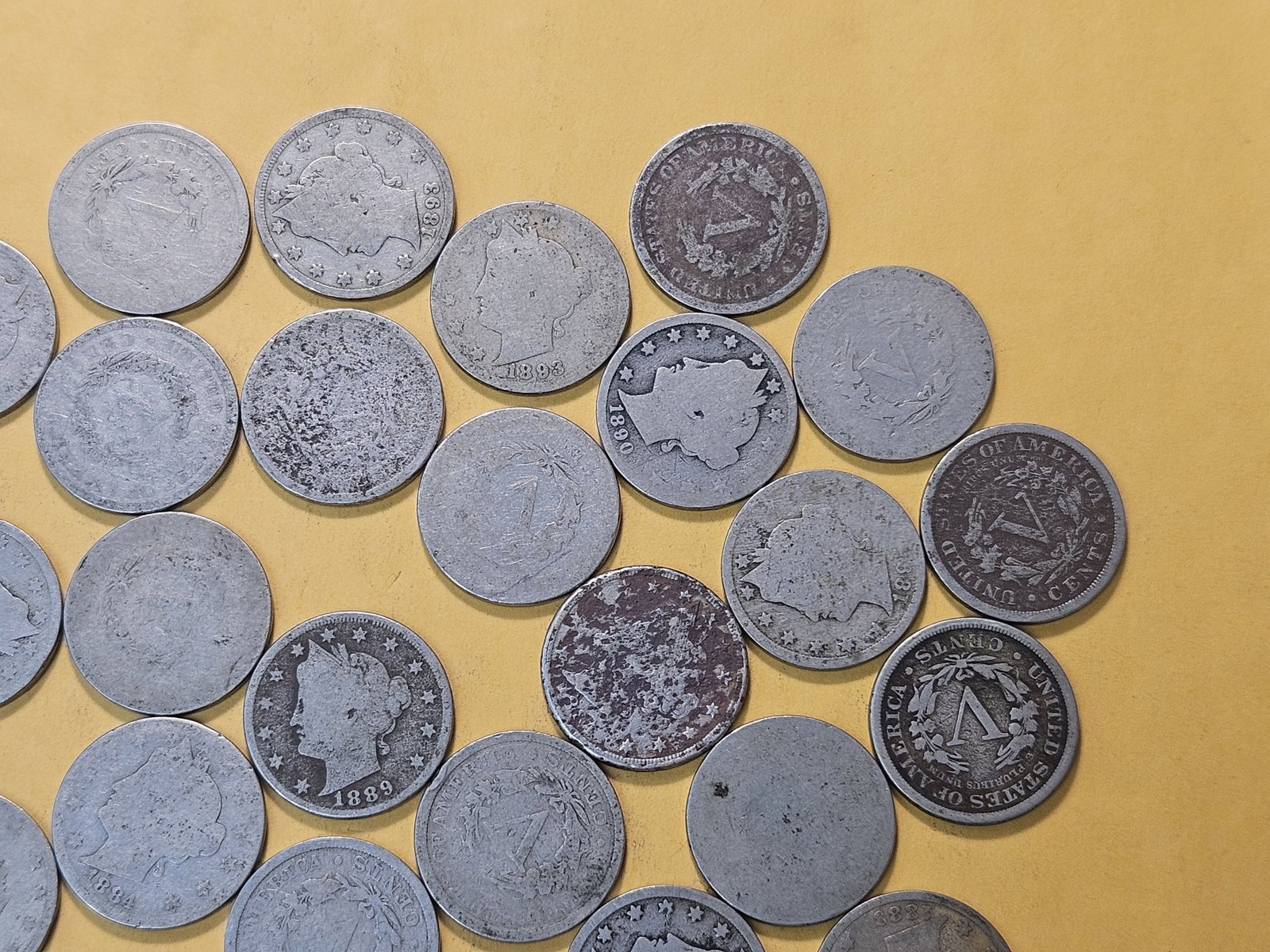 Forty Mixed Liberty V Nickels - 3
