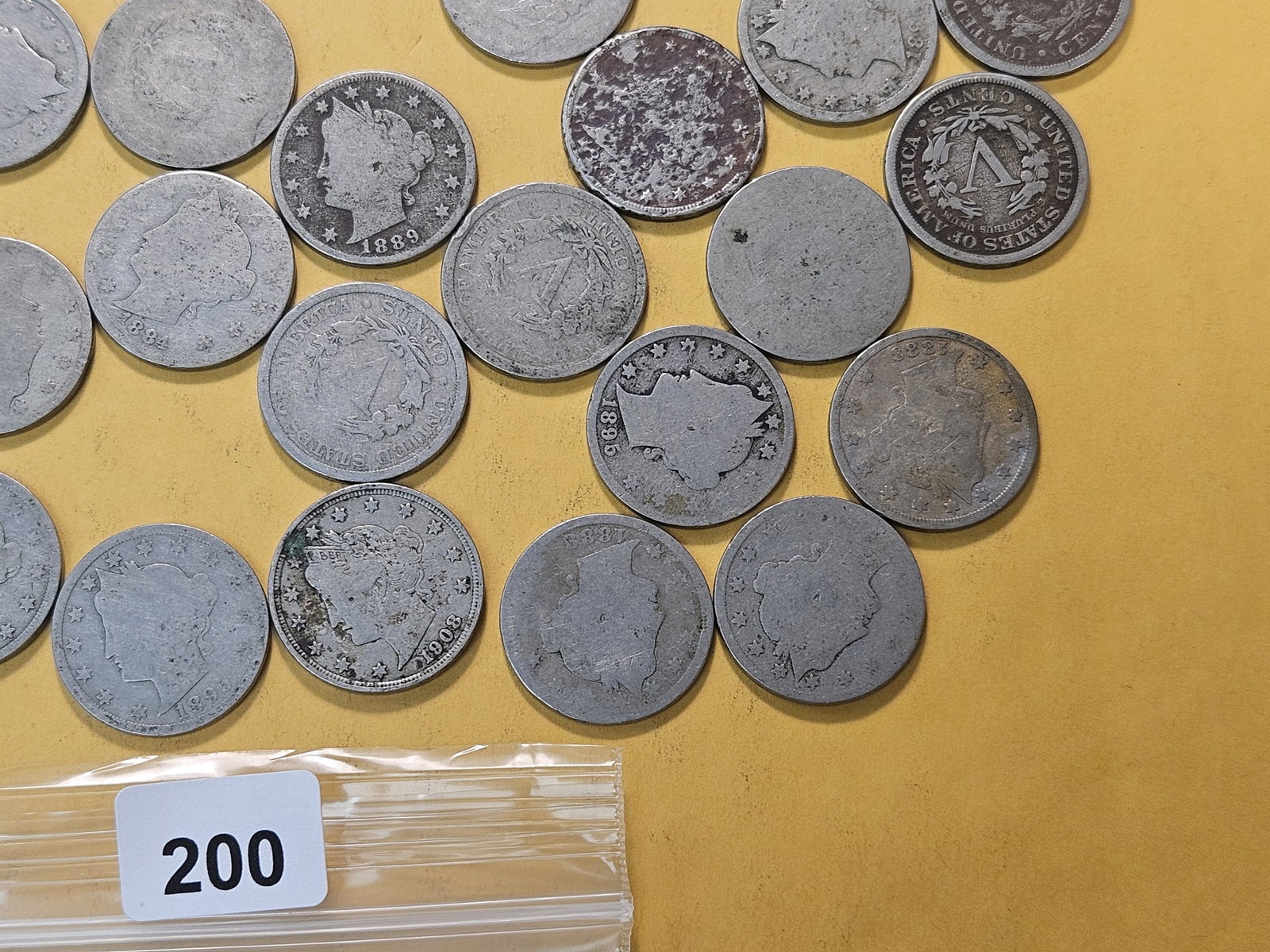 Forty Mixed Liberty V Nickels - 4