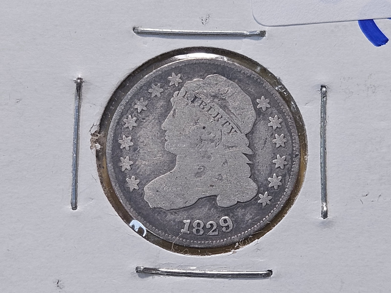 1829 Capped Bust Silver Dime (1 of 4)