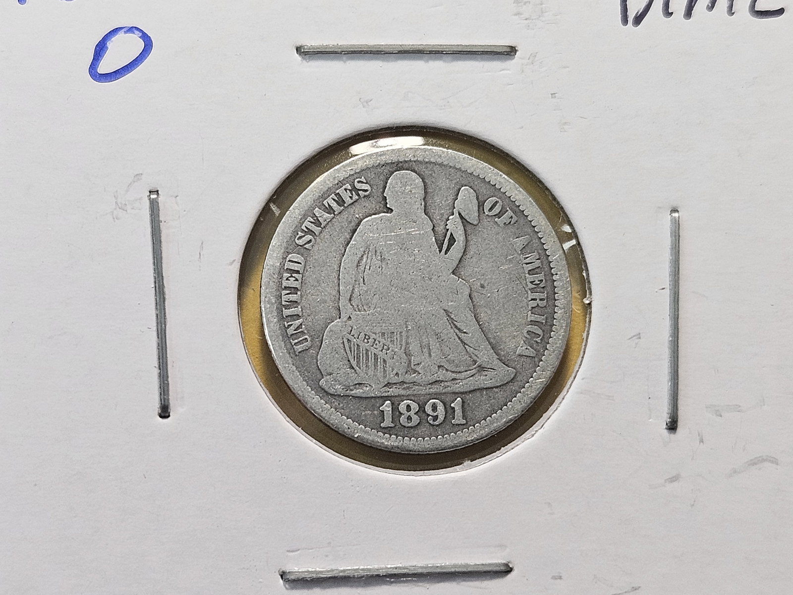 CARSON CITY! Four Seated Liberty Silver Dimes - 3