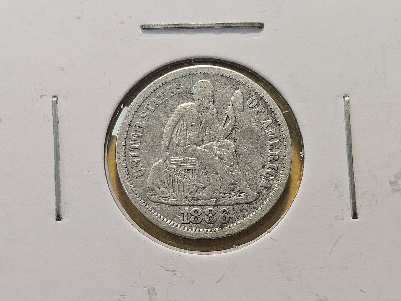 Four Seated Liberty Silver Dimes - 5