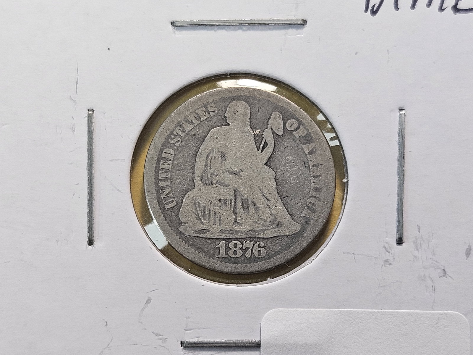 Five Seated Liberty Silver Dimes - 2