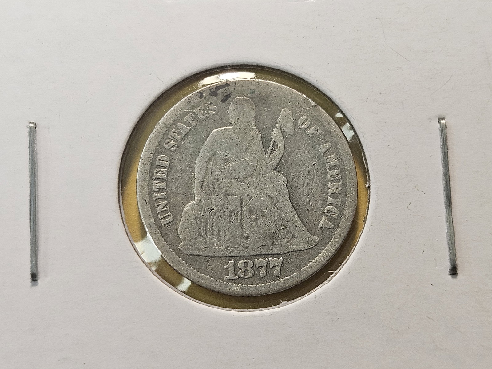 Five Seated Liberty Silver Dimes - 6