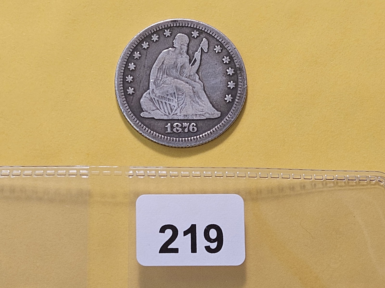 Better Date 1876-CC Seated Liberty Silver Quarter - 2