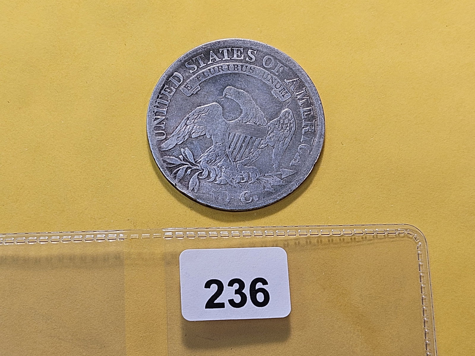1811 Lettered Edge Capped Bust Silver Half Dollar - 3