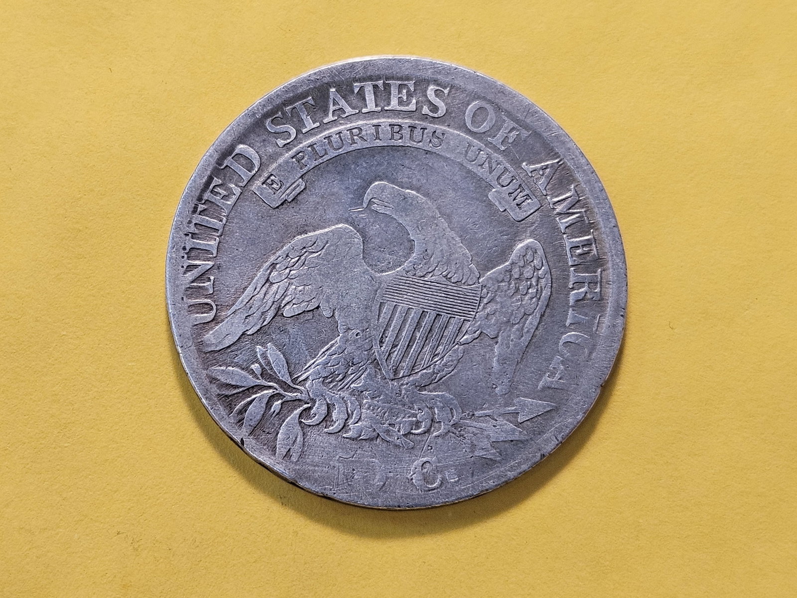 1811 Lettered Edge Capped Bust Silver Half Dollar - 4