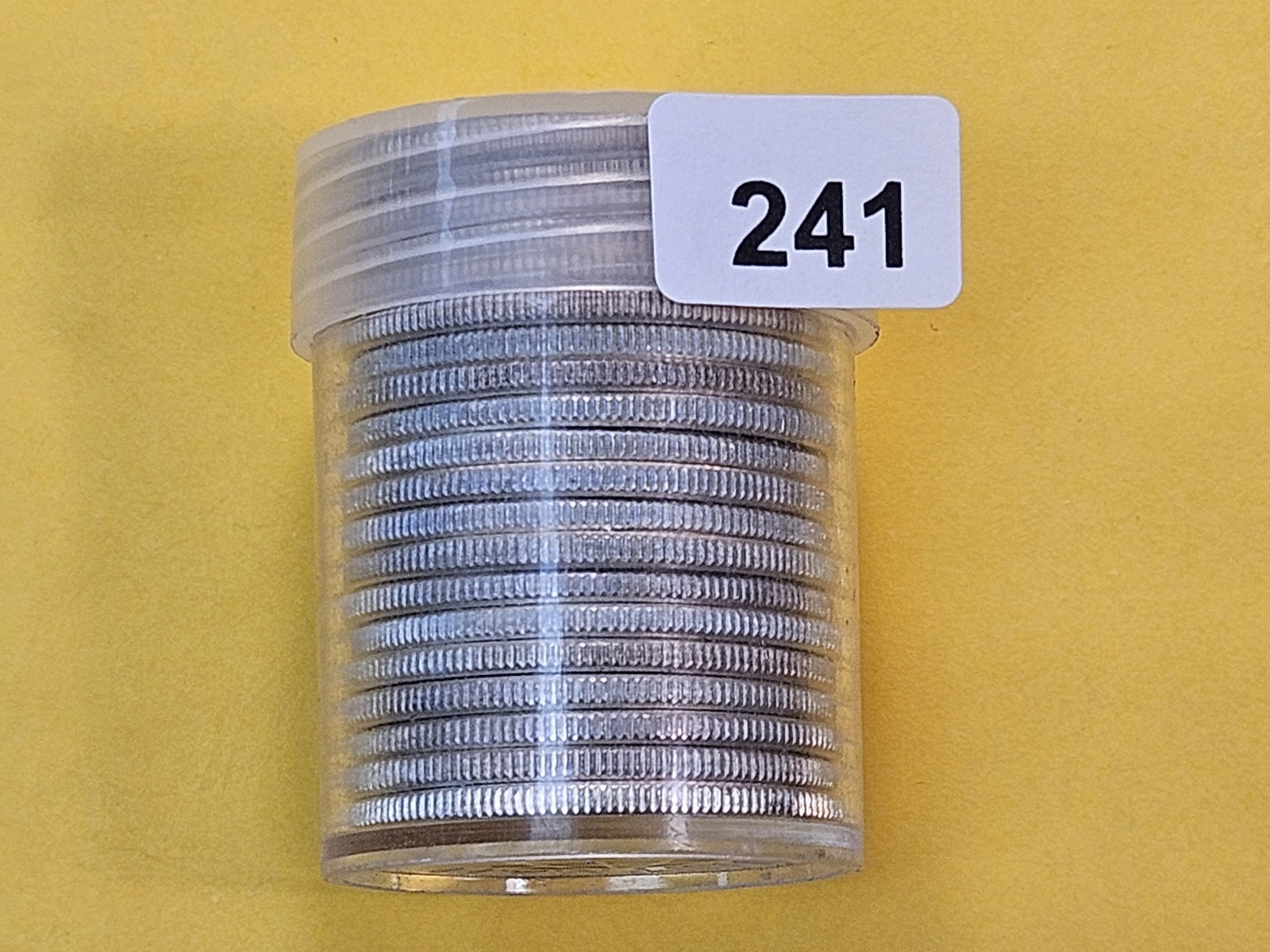 Full Roll! Twenty Brilliant Uncirculated 1964 Kennedy Silver Half Dollars: Brilliant Uncirculated Full Roll!