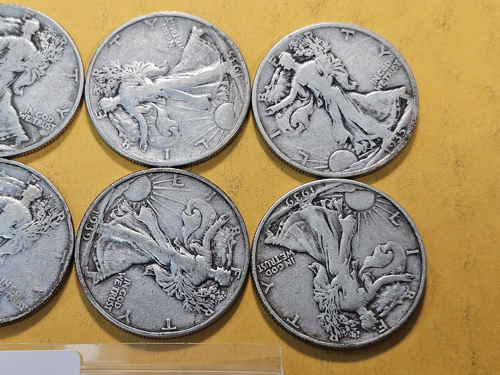Eight Walking Liberty Silver Half Dollars - 3