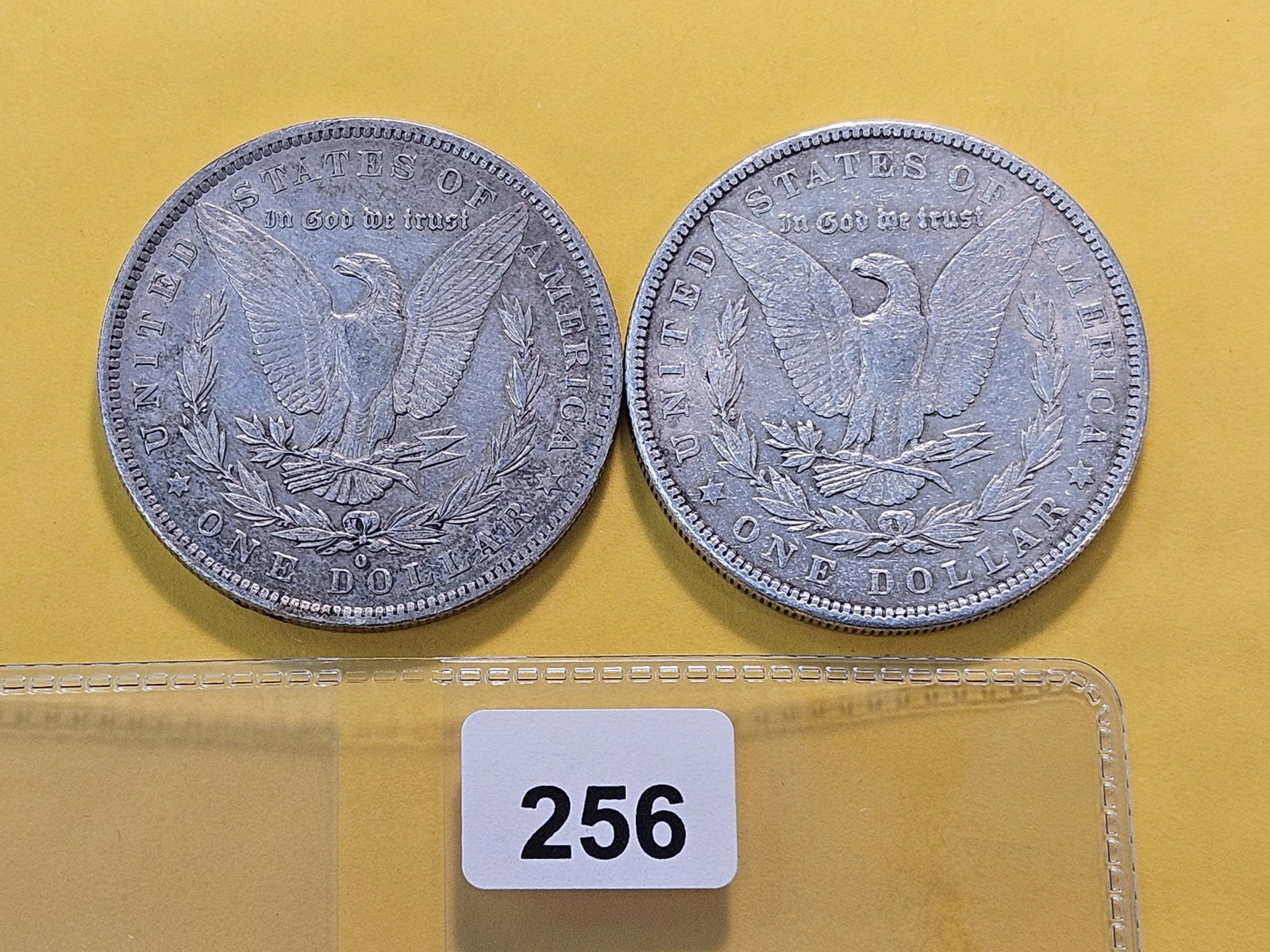 Two About Uncirculated Morgan Silver Dollars - 3