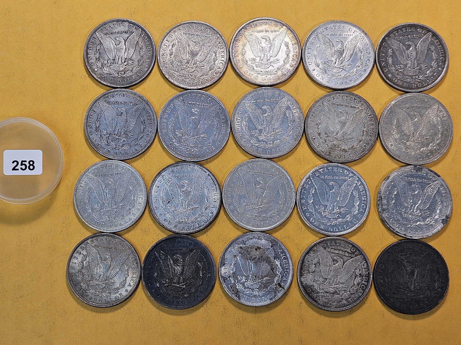 *FULL ROLL* Twenty Morgan Silver Dollars - 6
