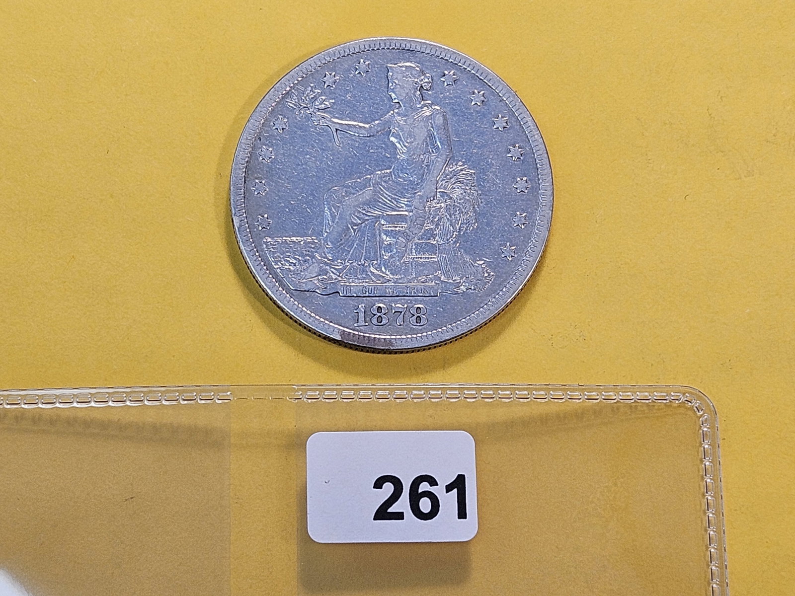 WOW! Better Grade 1878-S Trade Silver Dollar - 2
