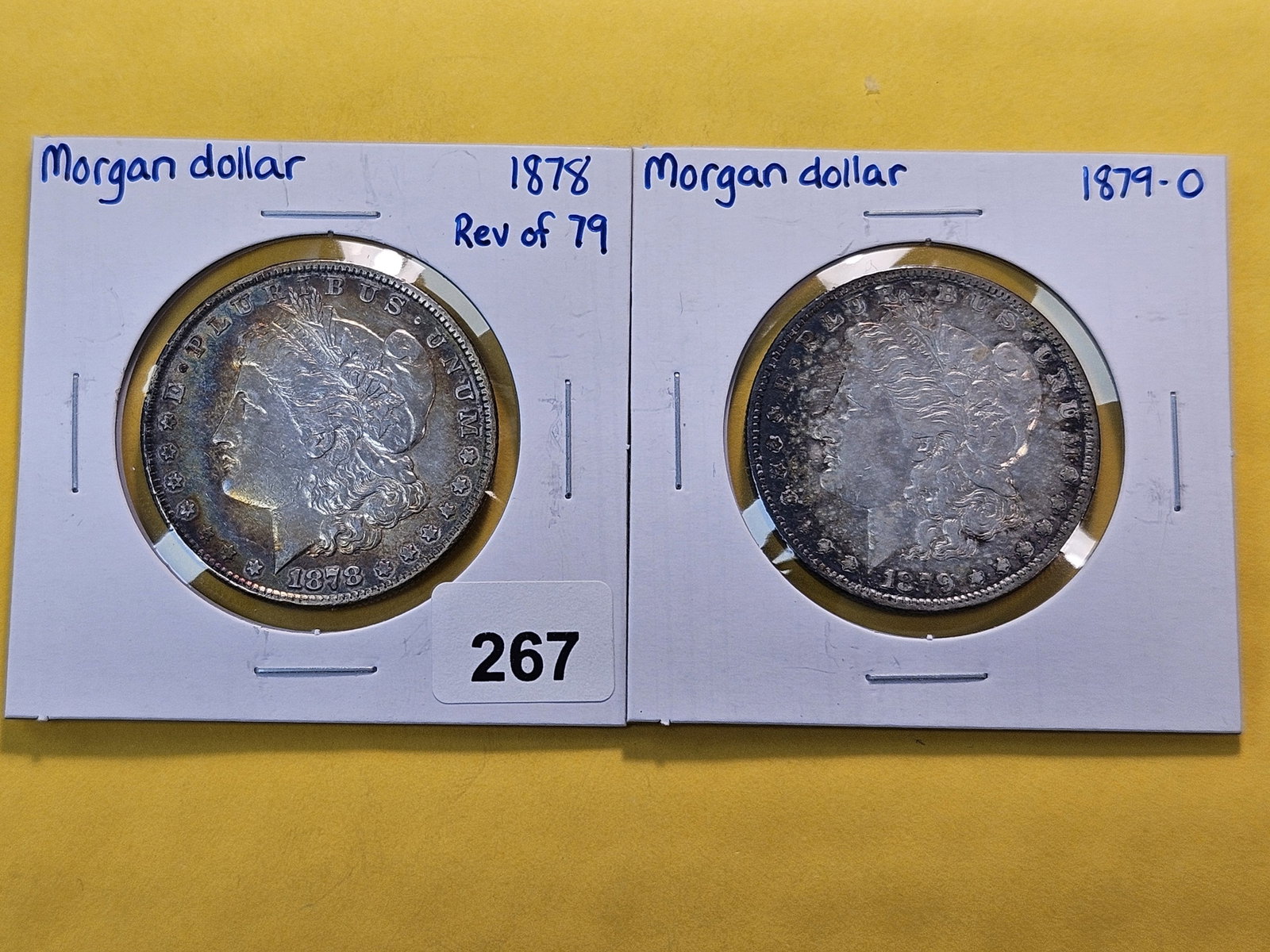 Two Better Date Morgan Silver Dollars