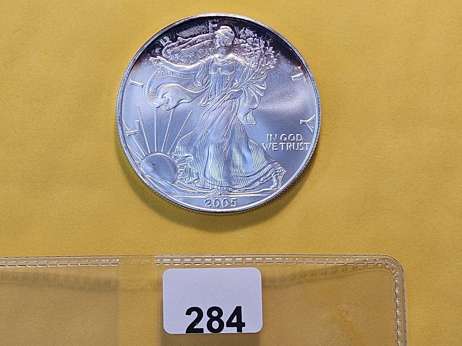 GEM Brilliant Uncirculated 2005 American Silver Eagle - 2