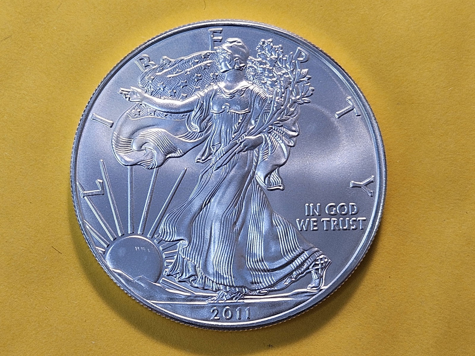 GEM Brilliant Uncirculated 2011 American Silver Eagle: Roll Fresh!