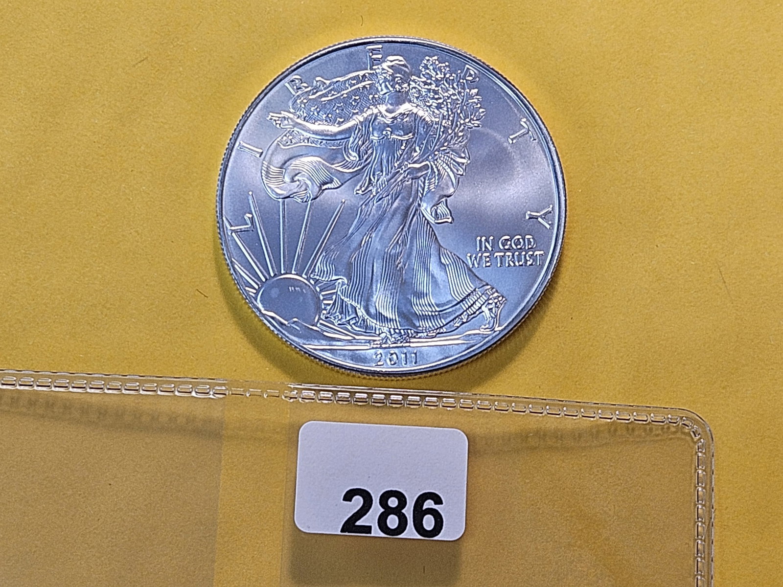 GEM Brilliant Uncirculated 2011 American Silver Eagle - 2