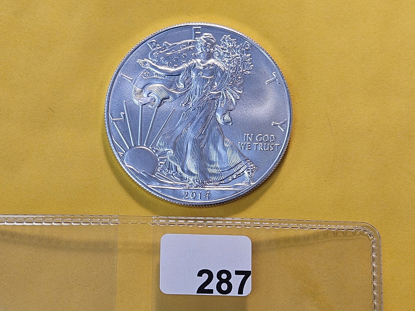 GEM Brilliant Uncirculated 2014 American Silver Eagle - 2