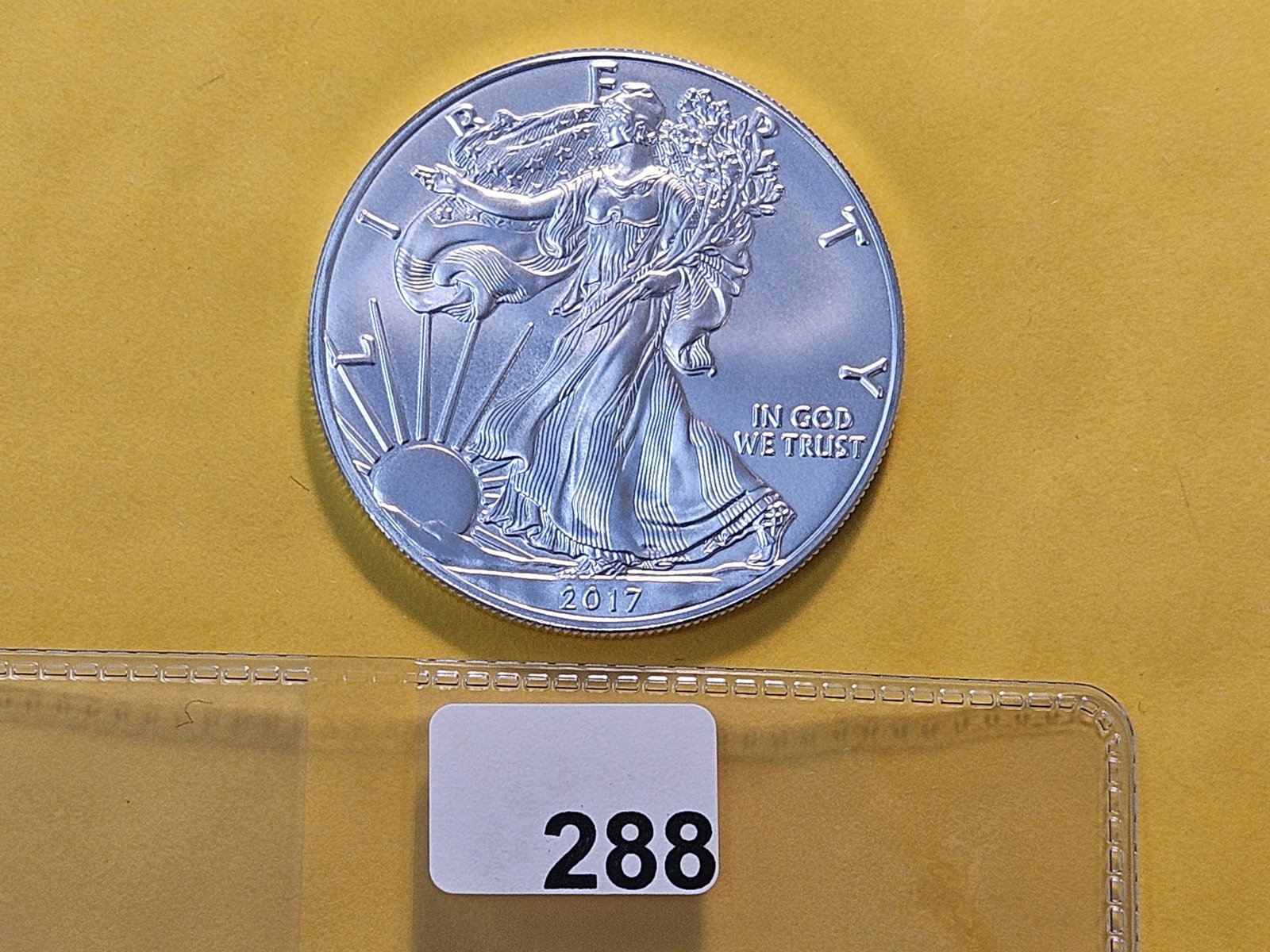 GEM Brilliant Uncirculated 2017 American Silver Eagle - 2