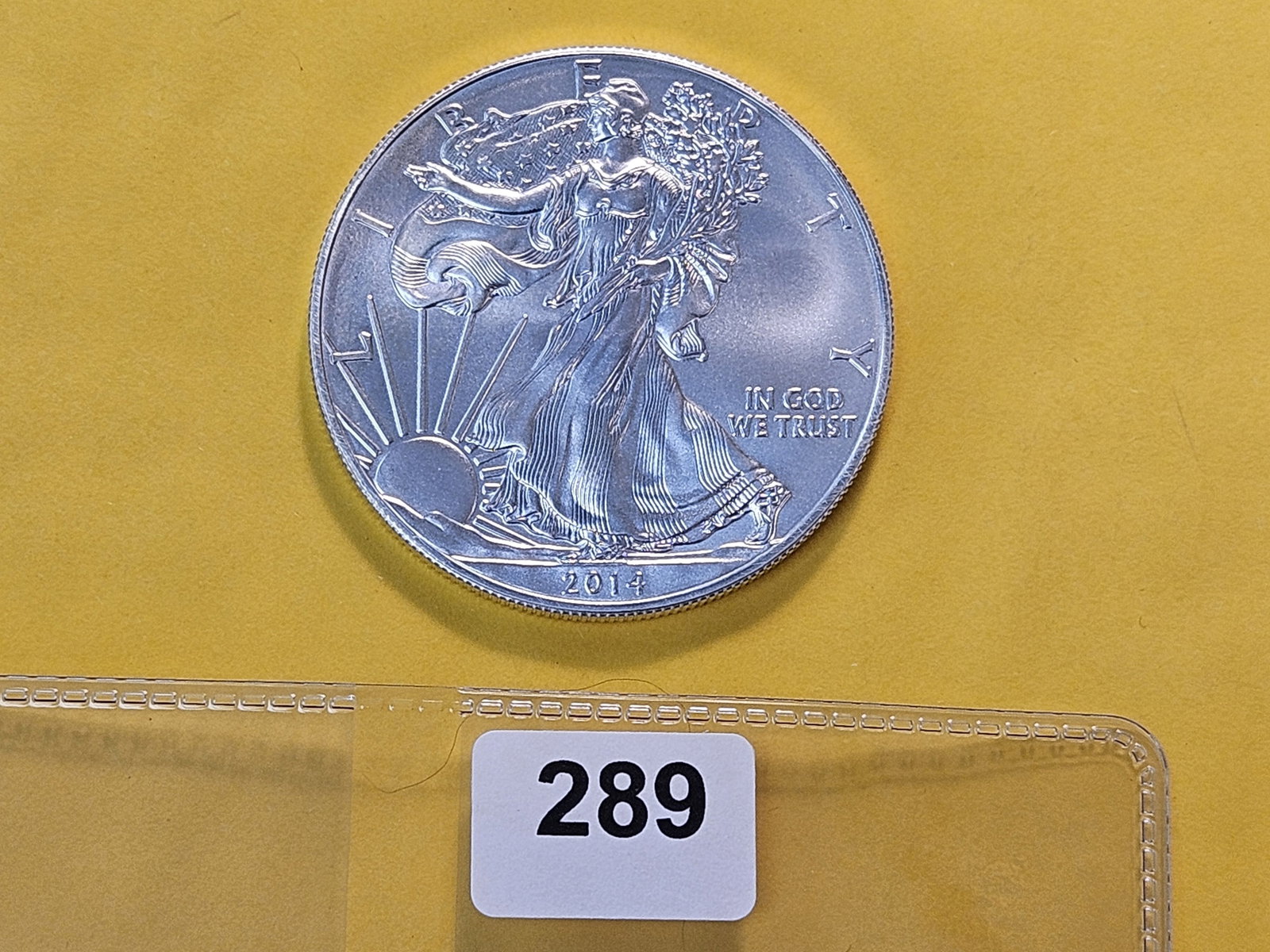 GEM Brilliant Uncirculated 2014 American Silver Eagle - 2
