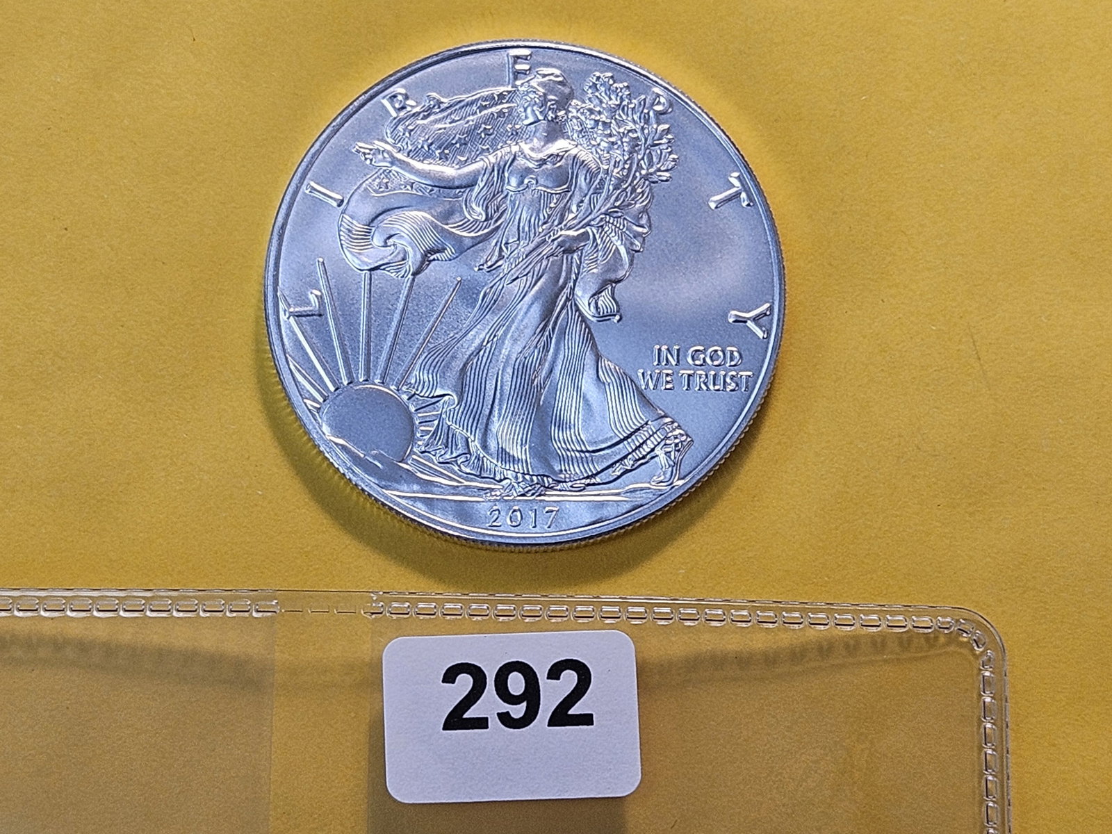GEM Brilliant Uncirculated 2017 American Silver Eagle - 2