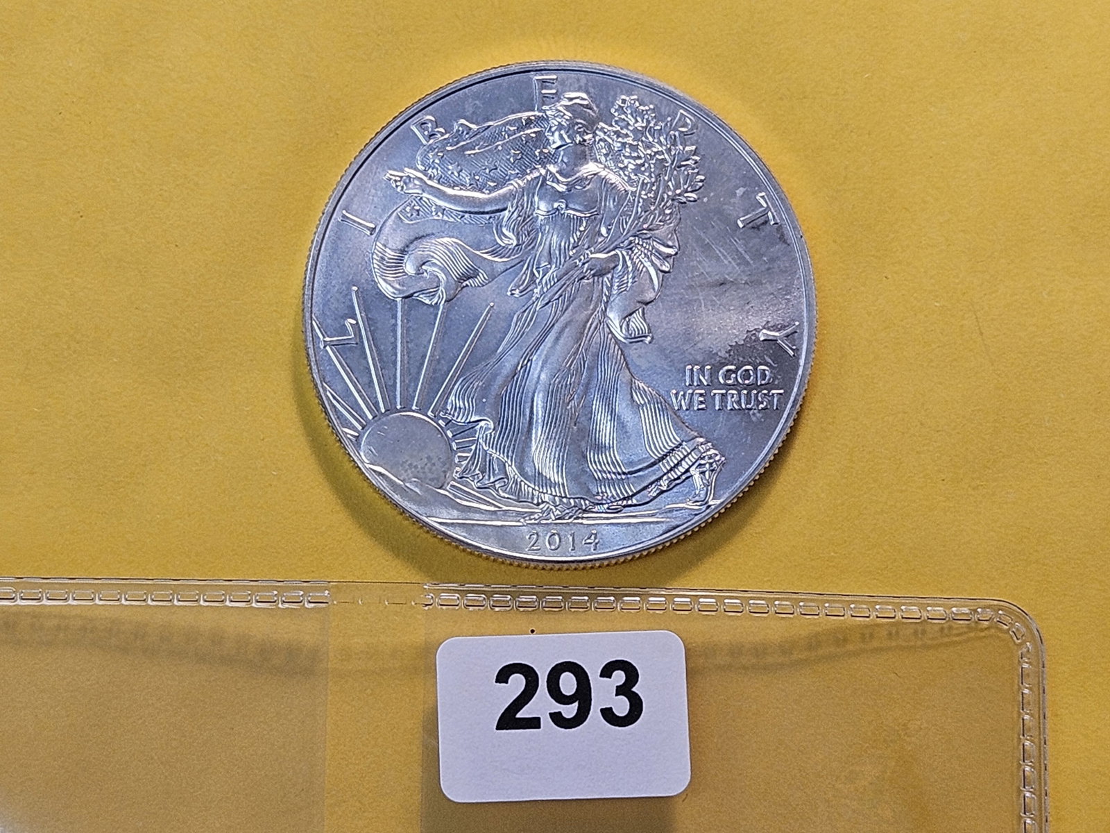GEM Brilliant Uncirculated 2014 American Silver Eagle - 2