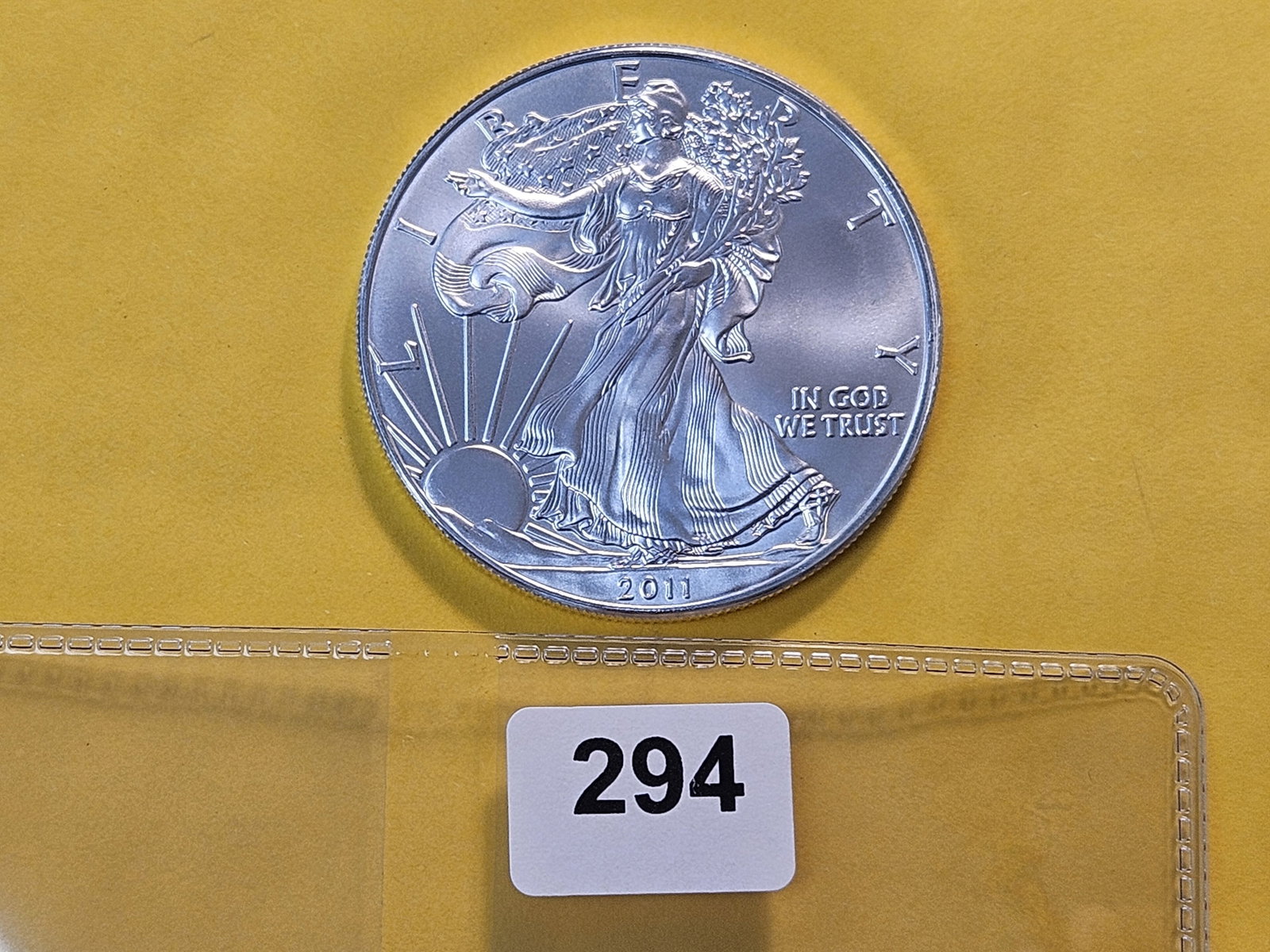 GEM Brilliant Uncirculated 2011 American Silver Eagle - 2