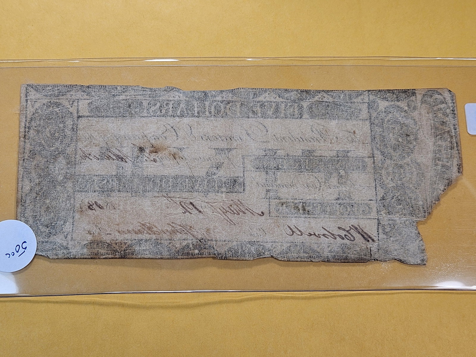 Series 1808 Rhode Island Five Dollar Obsolete Note - 4
