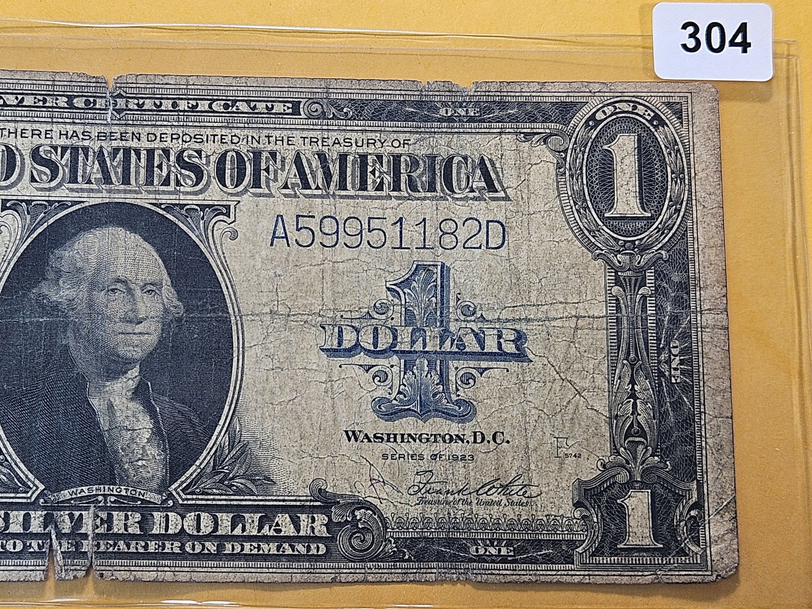 Series 1923 Large Size Silver Certificate - 3
