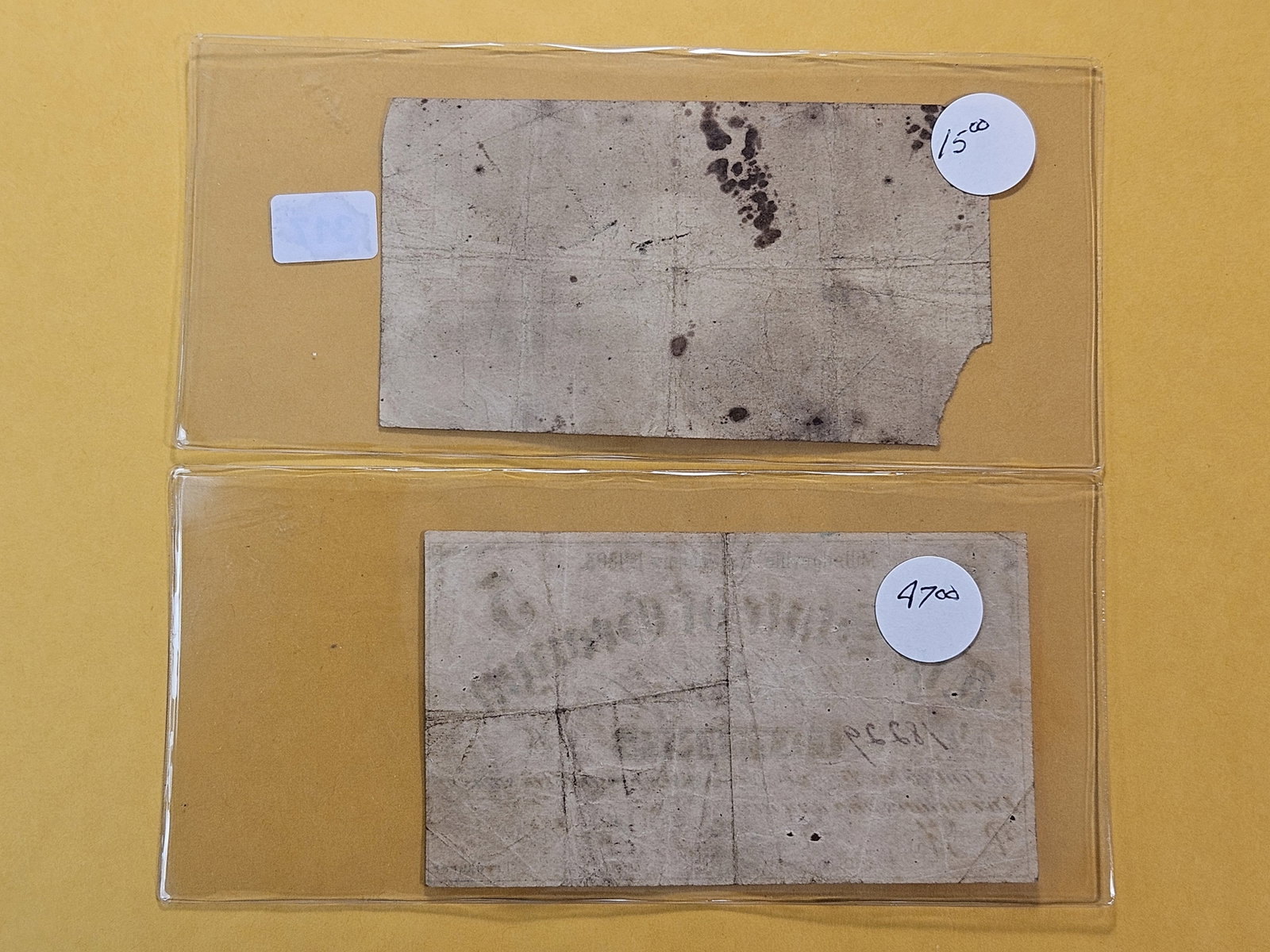Two Series 1863 Georgia Obsolete Fractional Notes - 4