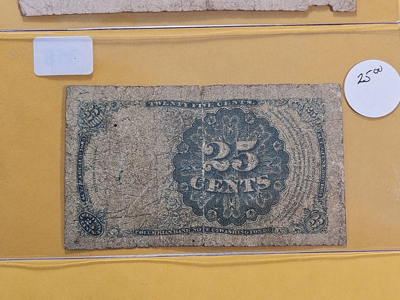 Two United States Obsolete Fractional Notes - 6