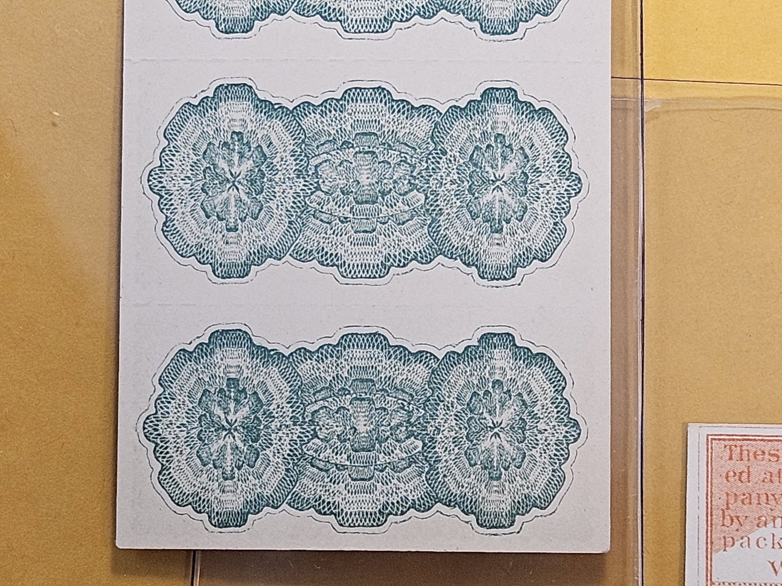 Seven Older Paper "Good For" Tokens - 9