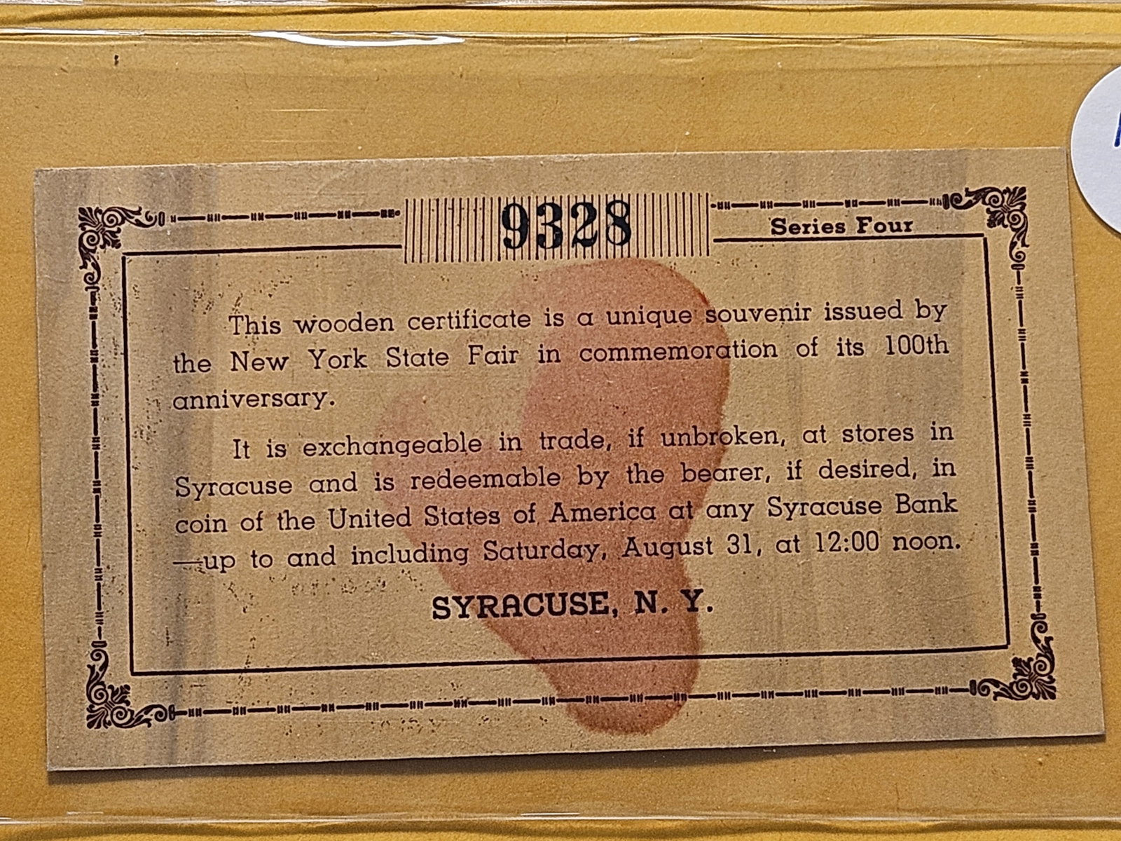 Six United States Paper Items - 10