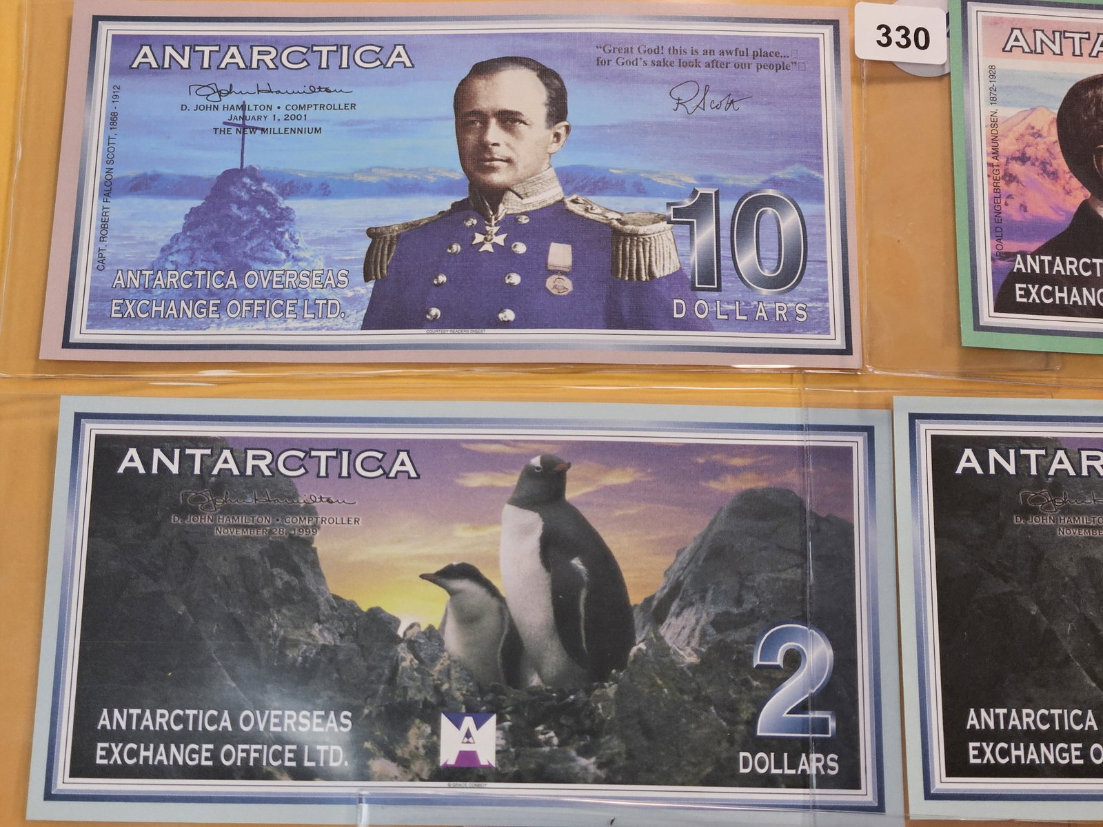 FANTASY NOTES! Five Antarctica Notes - 2