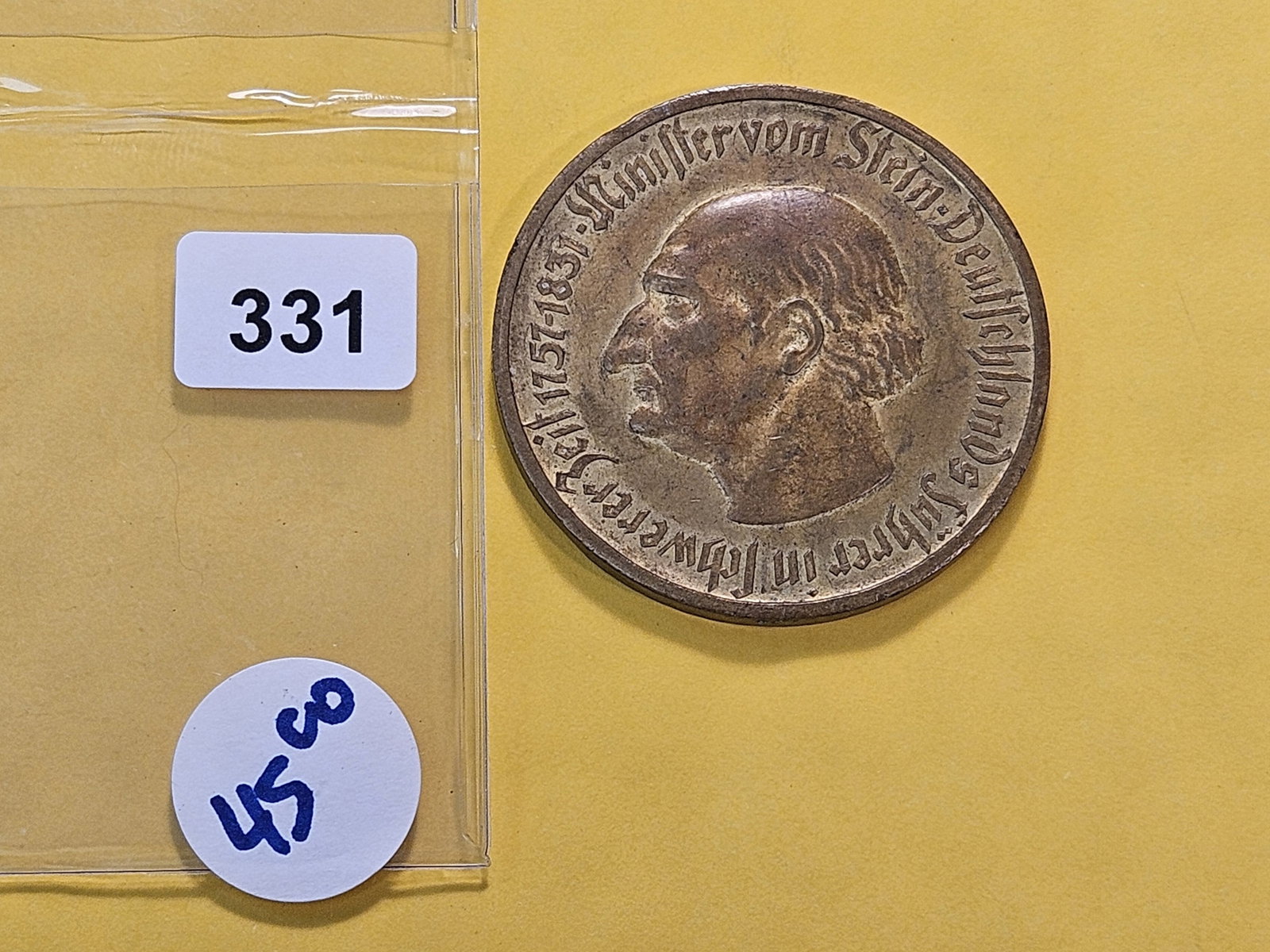 1923 German Westphalia 10,000 Mark Notgeld - 3