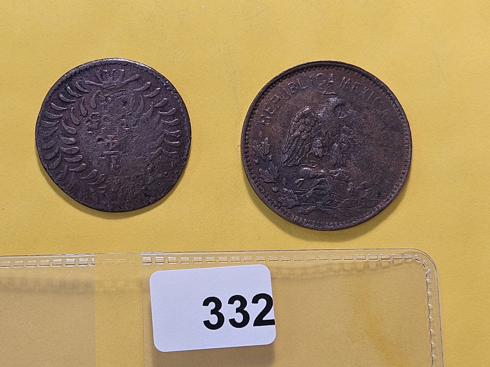 Two Mexican Copper Coins - 4