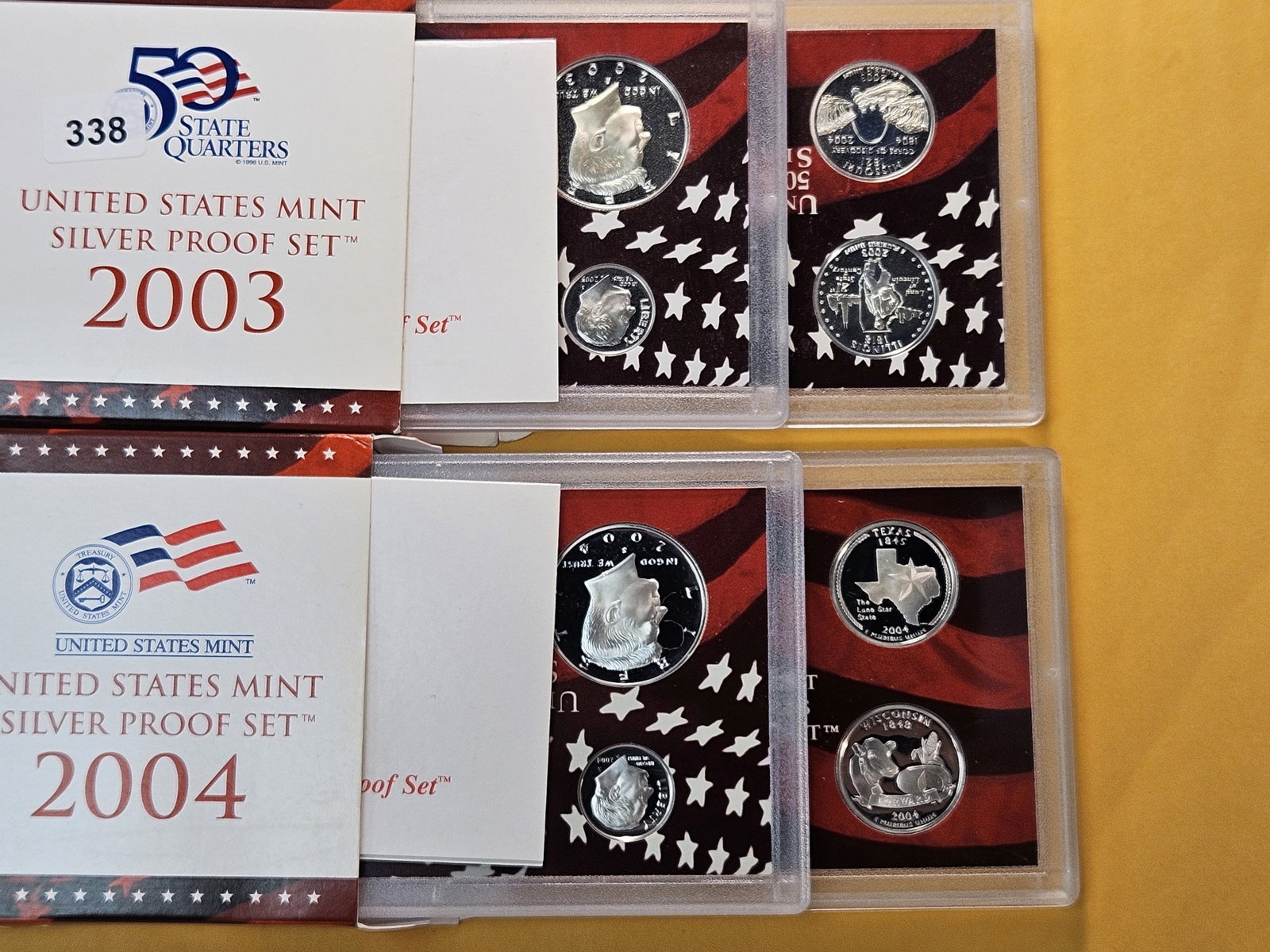 Two United States Mint Silver Proof Sets - 2
