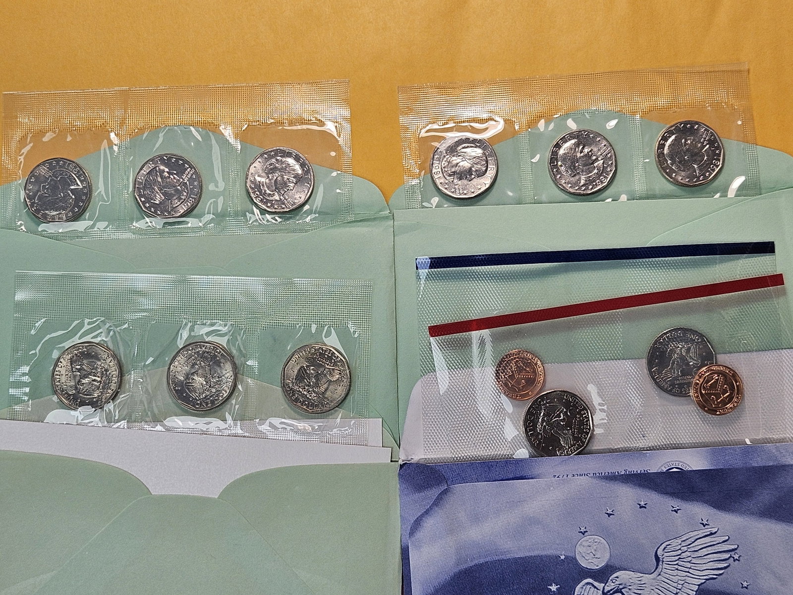 Four US Mint Uncirculated Coin Sets - 2