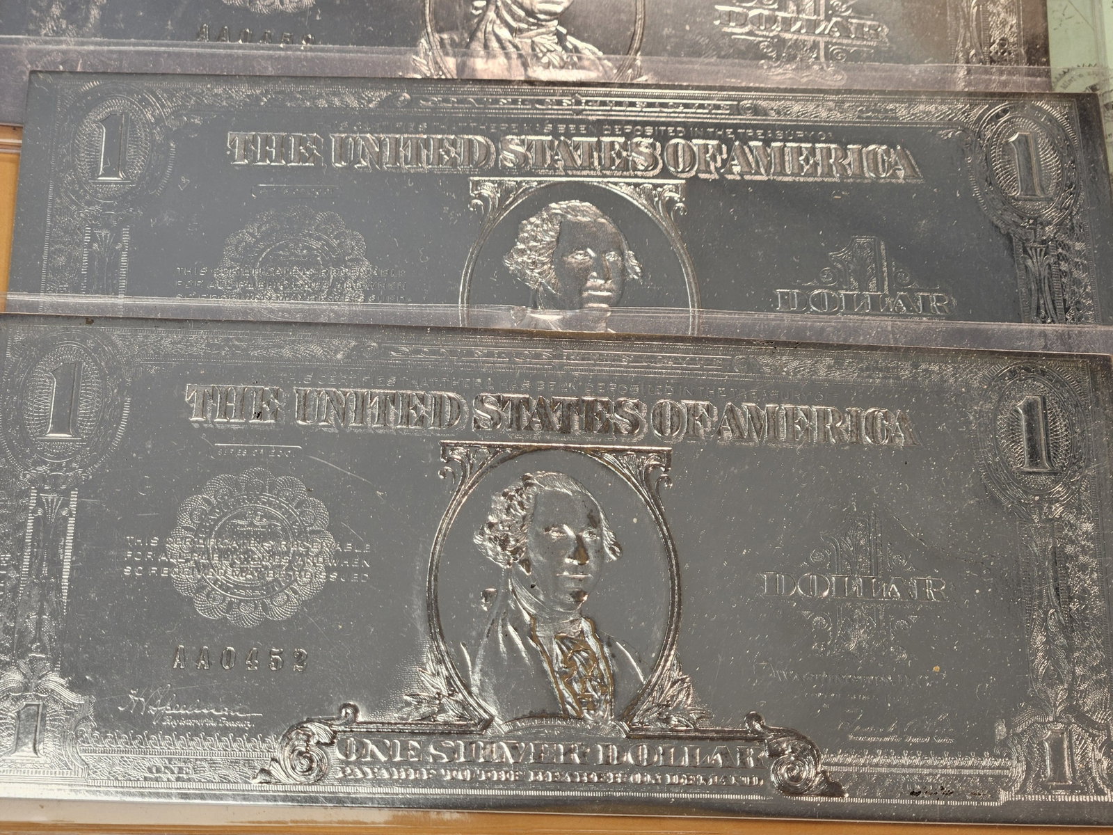 Seven National Collectors Mint Silver Dollar Replicas - 3
