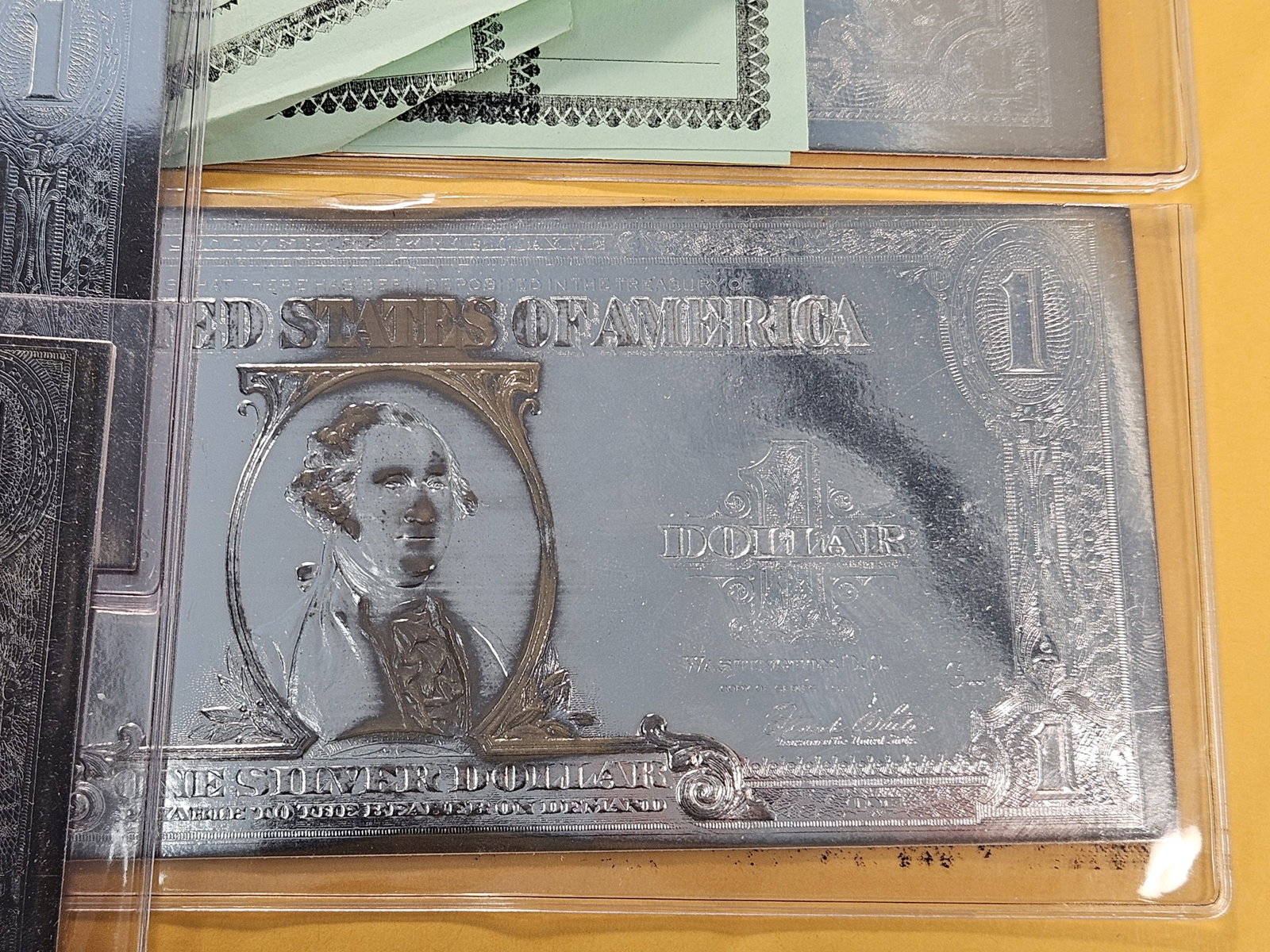 Seven National Collectors Mint Silver Dollar Replicas - 5
