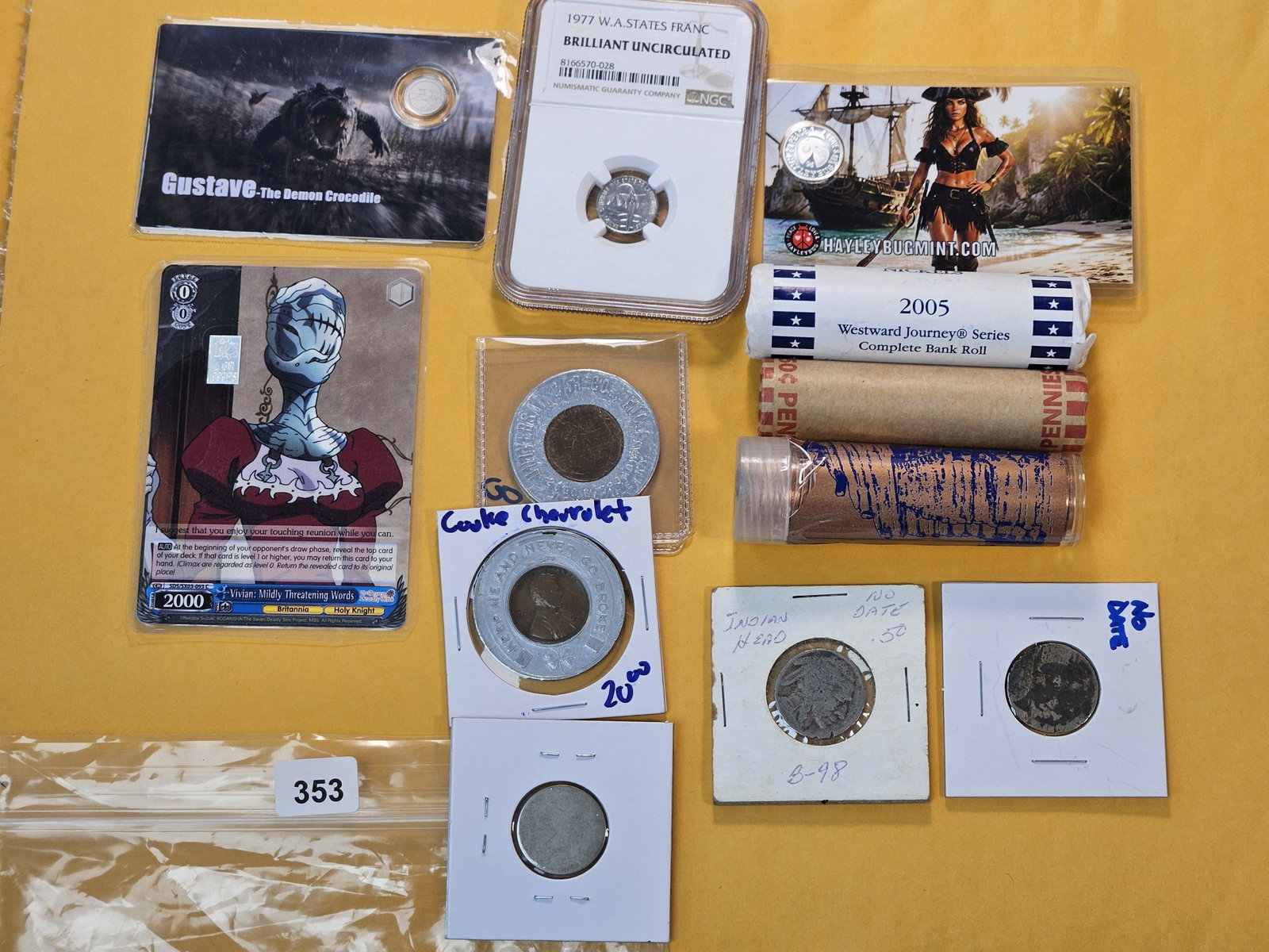 HODGEPODGE LOT! WITH PLATINUM AND SILVER! (1 of 10)
