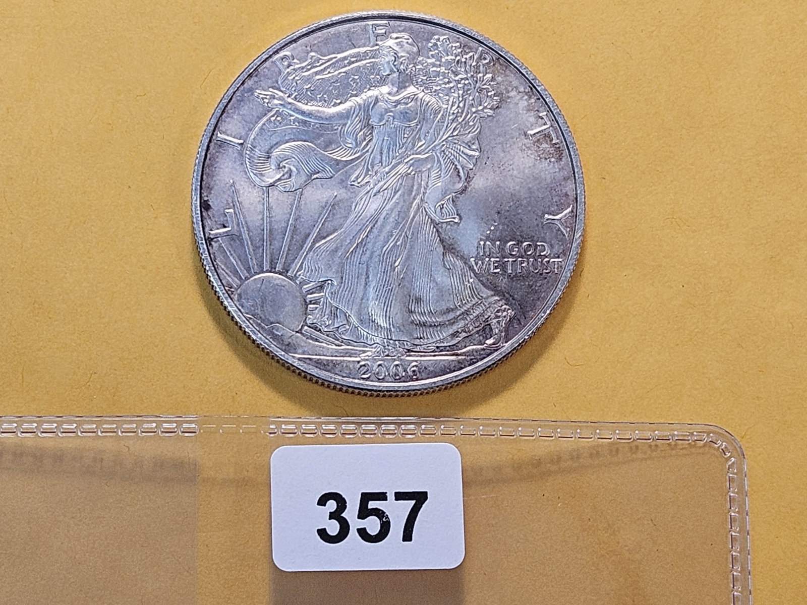 And Last but not Least, a Brilliant Uncirculated 2006 American Silver Eagle: Thanks all for another great Auction! Have a lovely night, wonderful week and we'll see y'all again next time!