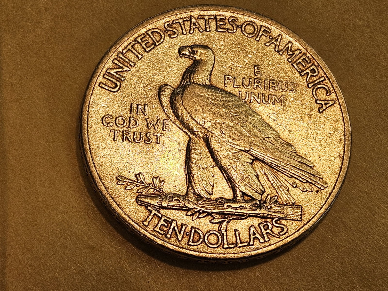 GOLD! Brilliant 1910 Gold Indian Head TEN Dollars - 6