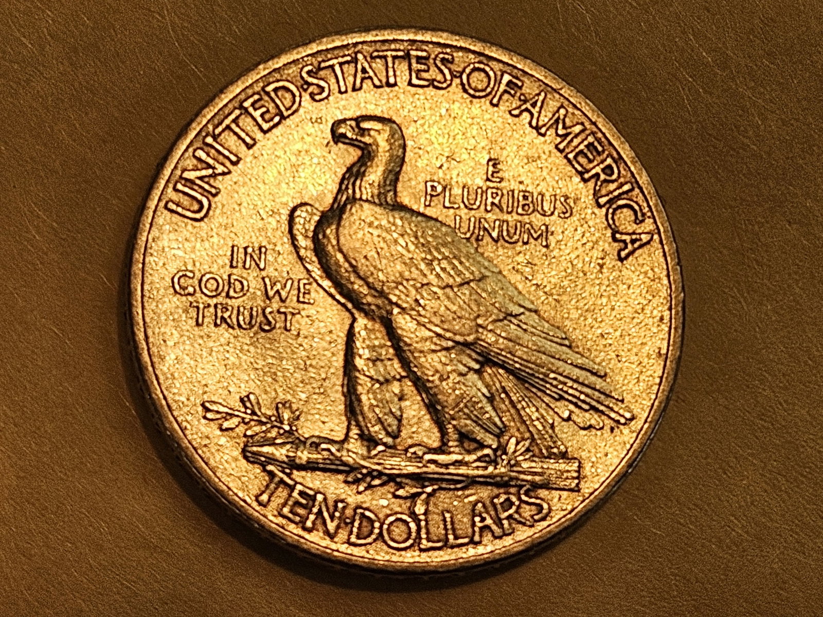 GOLD! Brilliant 1910 Gold Indian Head TEN Dollars - 7