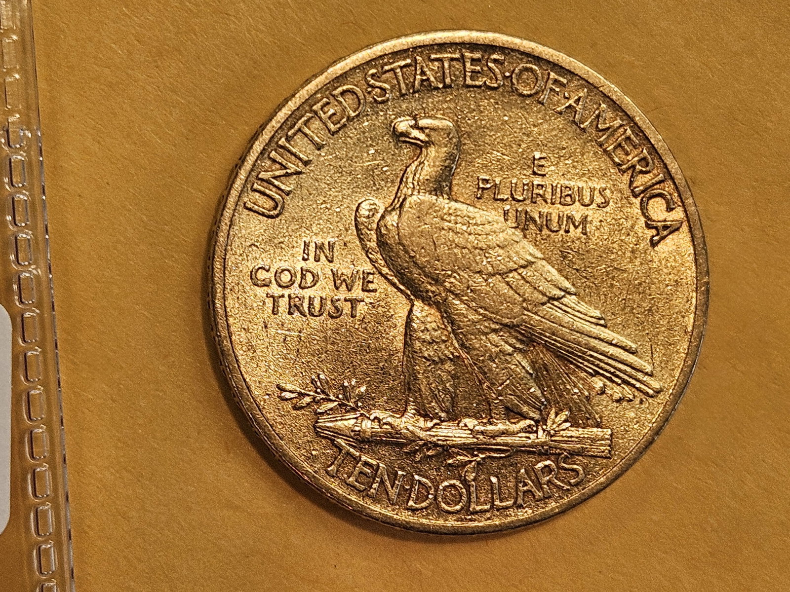 GOLD! Brilliant 1910 Gold Indian Head TEN Dollars - 8