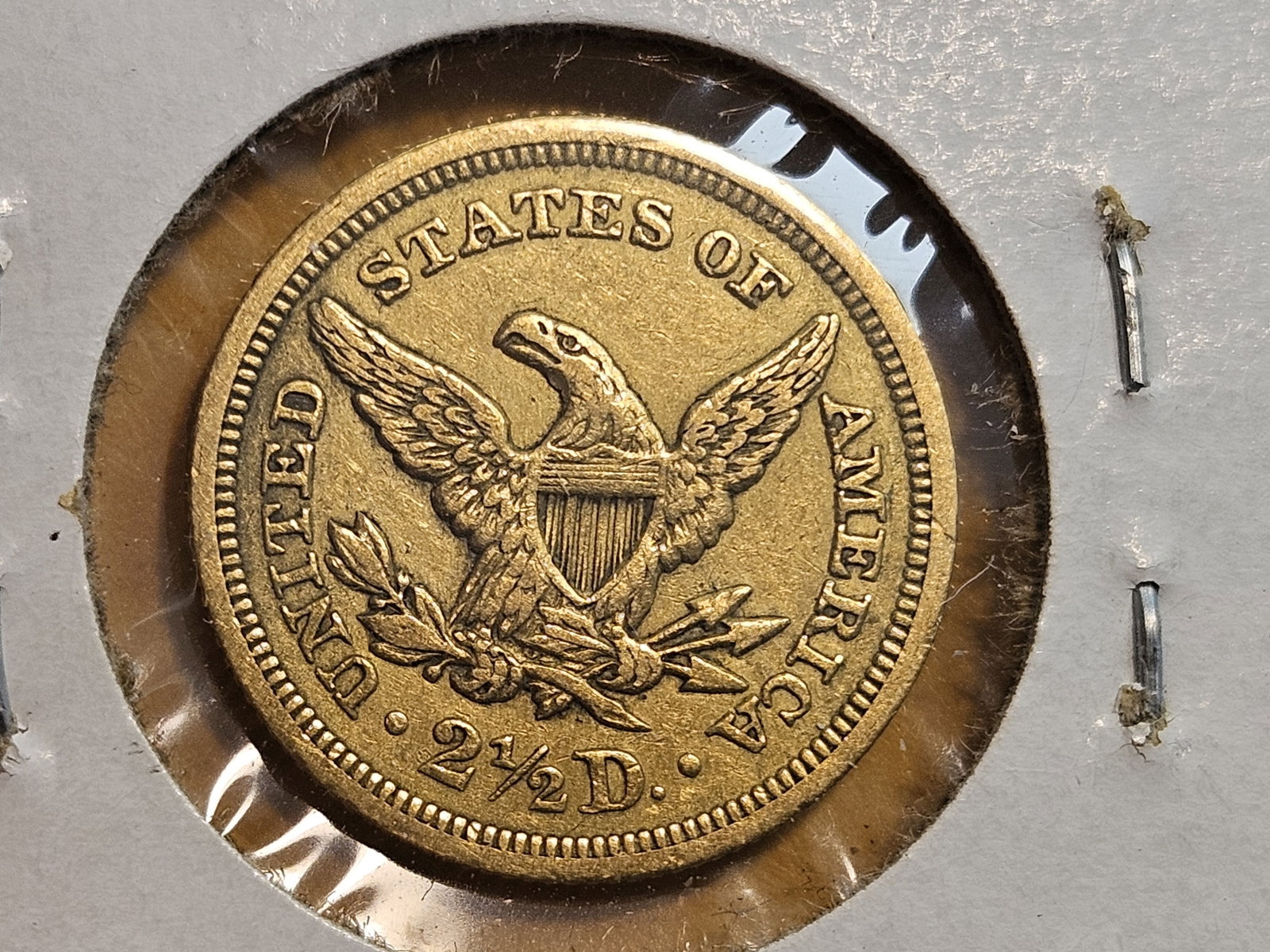 GOLD! 1851 Liberty Head Gold $2.5 Dollar Quarter Eagle - 4