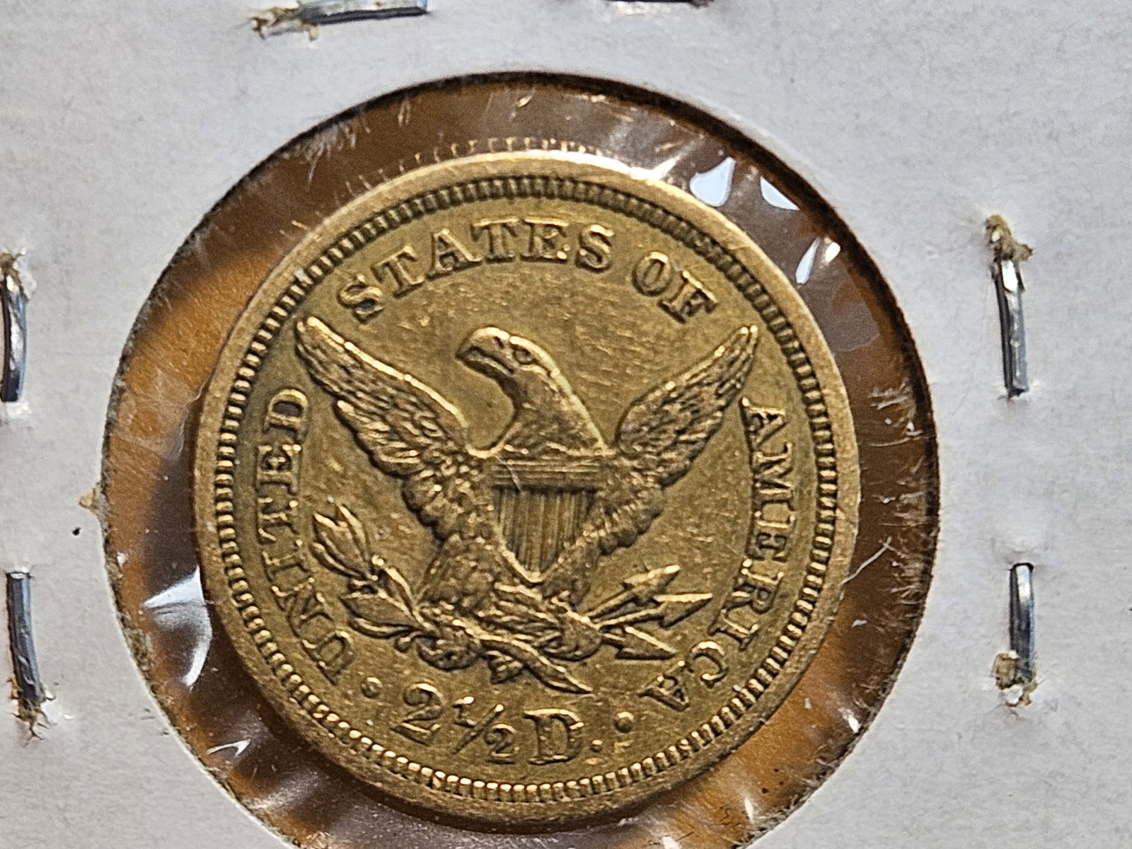 GOLD! 1851 Liberty Head Gold $2.5 Dollar Quarter Eagle - 5
