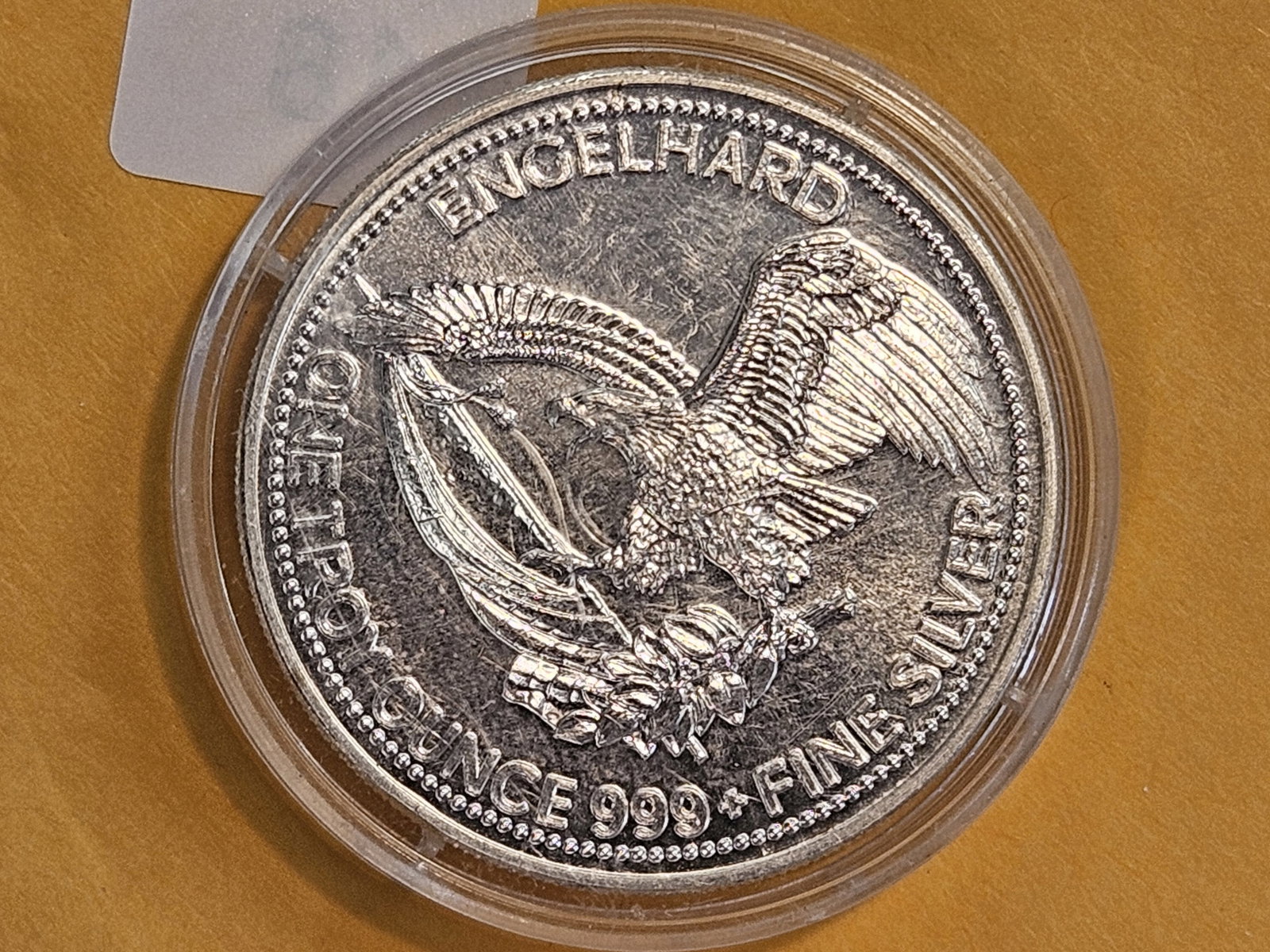 GOLD and SILVER! Gold Nugget in a silver round - 4